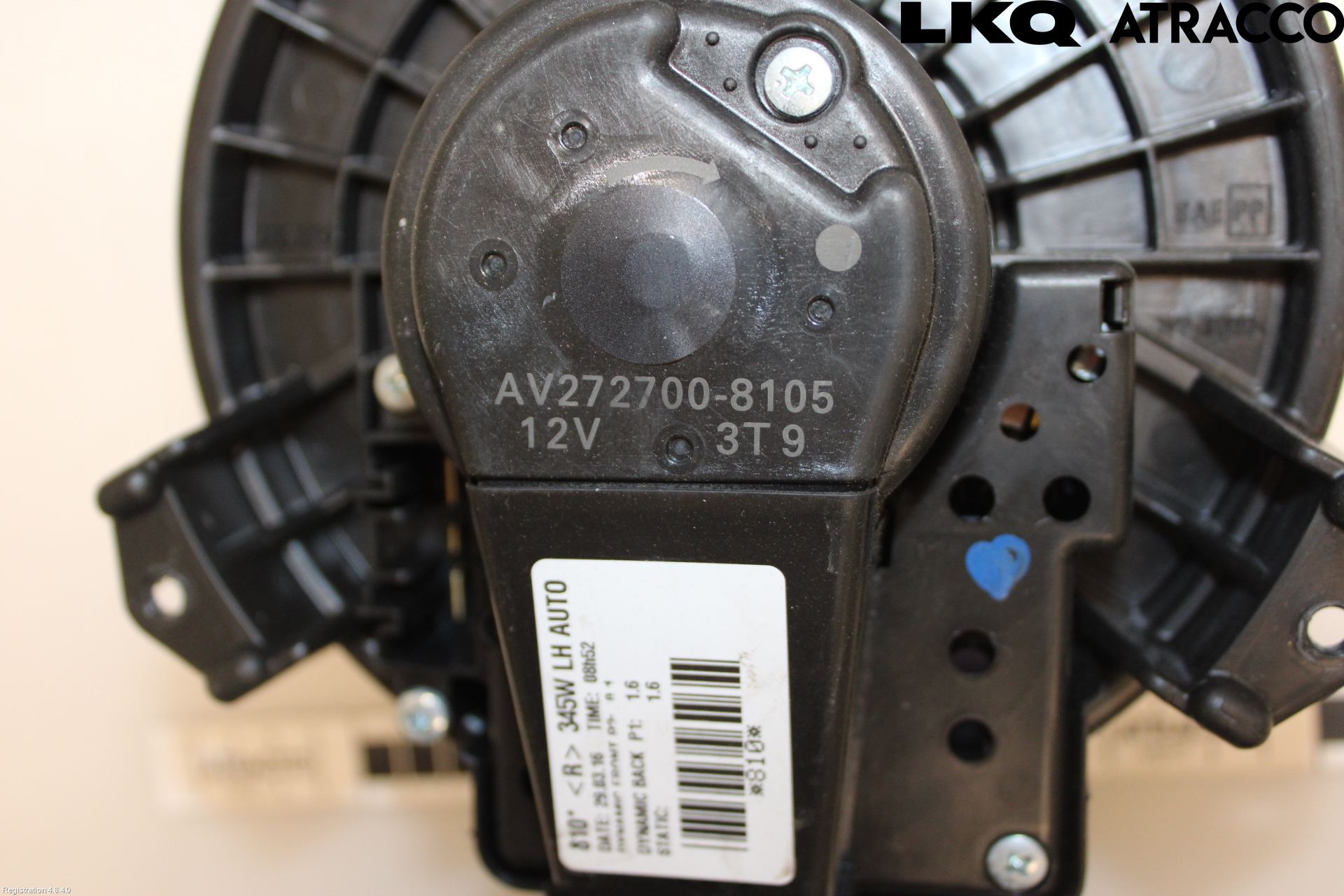 Toyota AURIS 13-19 Varmeapparat Viftemotor