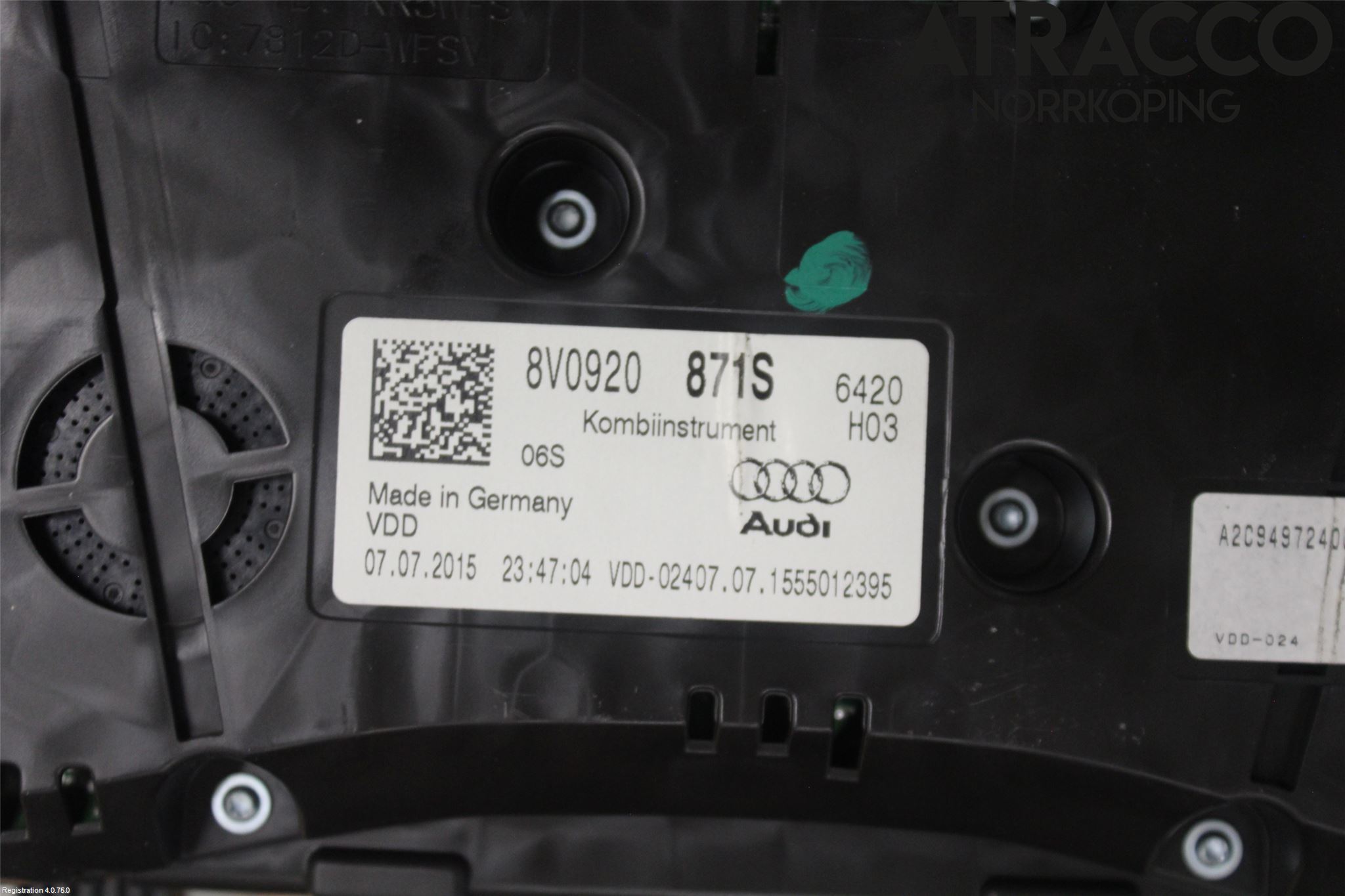 Audi A3/S3 8V 13-20 Instr Kombinert