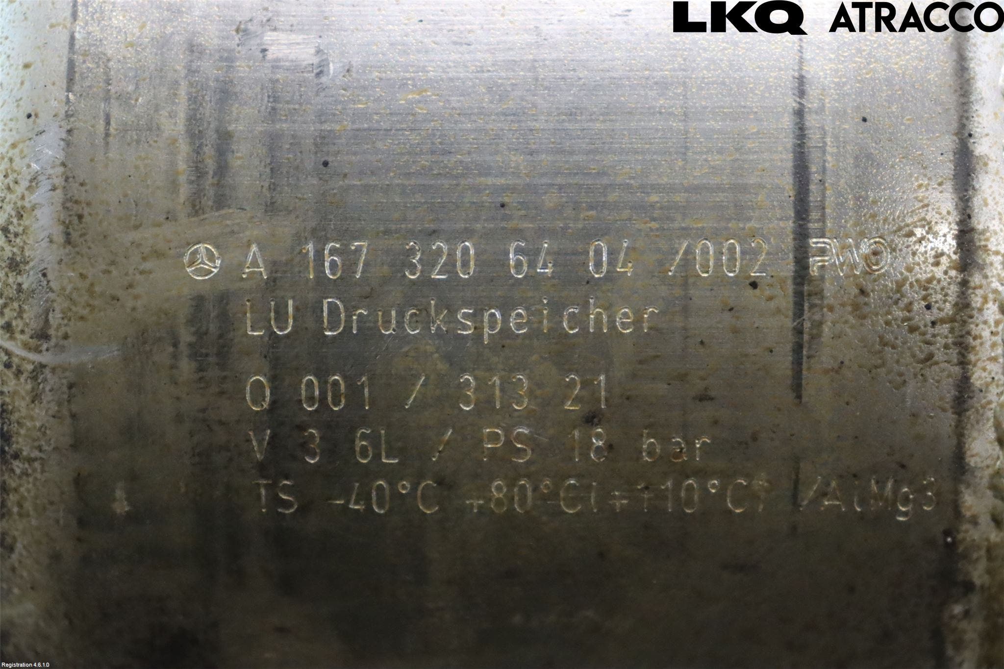 Mercedes-Benz MB GLE-KLASS (W167/V167/C167) 19- Nivå/Lufrfrändring Trycktank