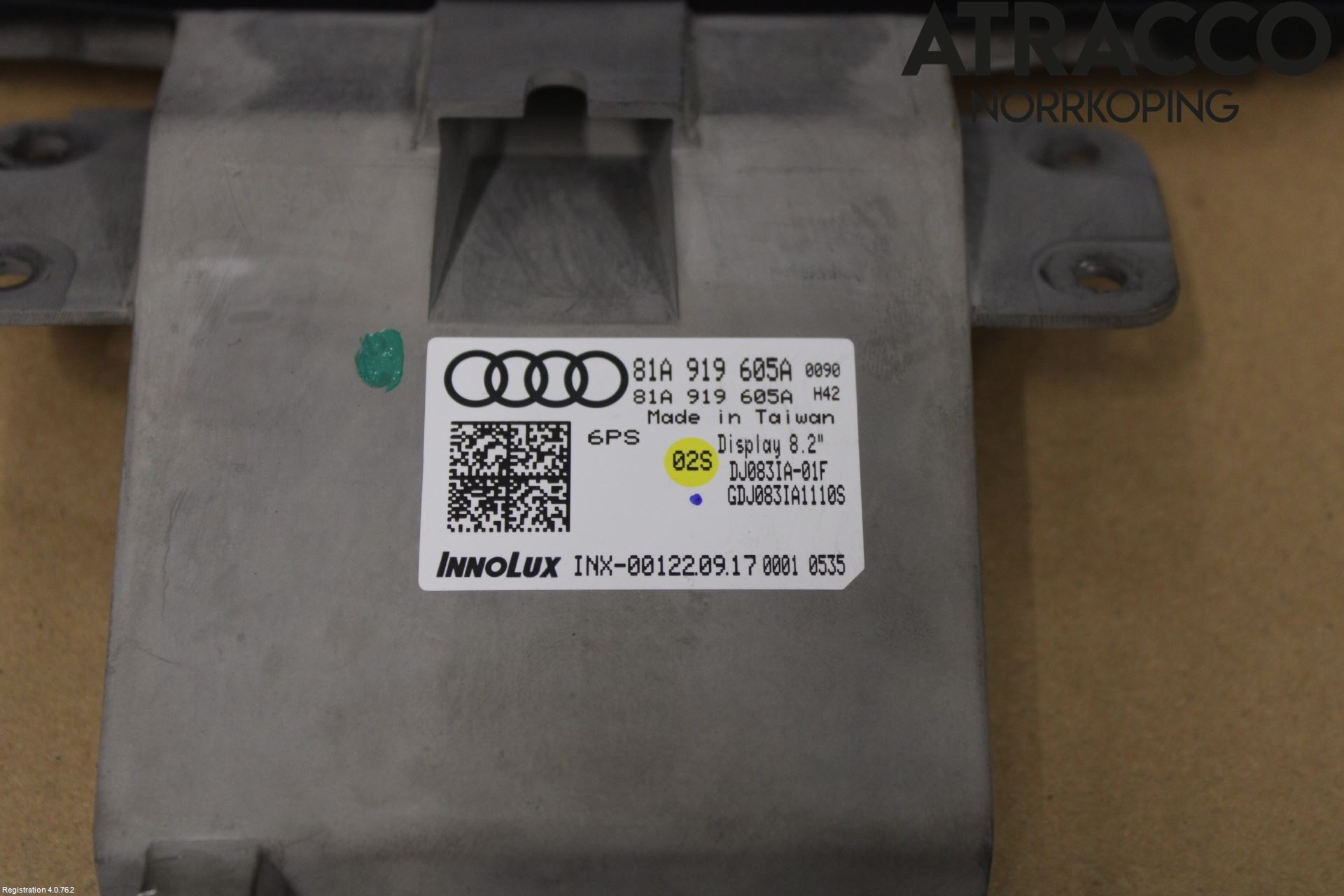 Audi Q2/SQ2 17- Instr Skjerm Dvd-Gps-Ac-Tlf