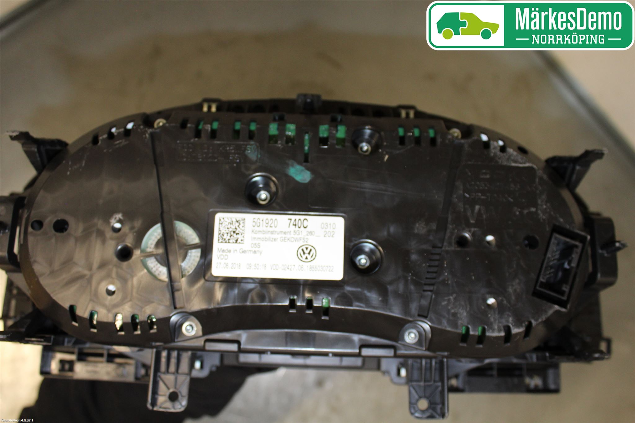 Volkswagen VW GOLF / E-GOLF VII 13-20 Instr Kombinert
