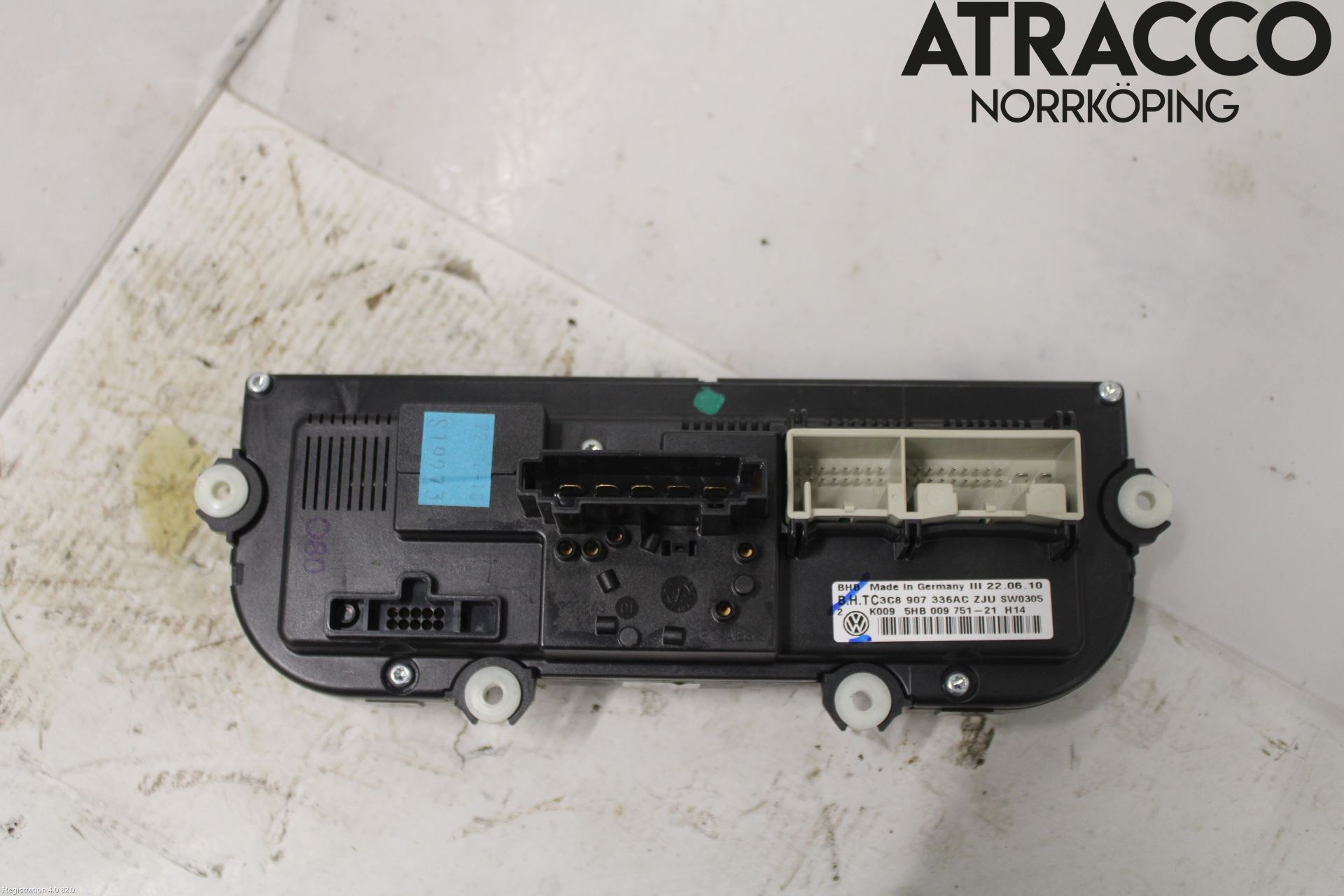 Volkswagen VW GOLF VI 09-13 Varmeapparat Panel(Regulering)