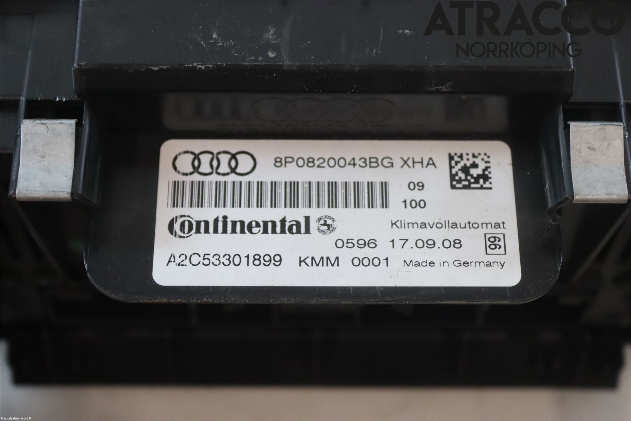 Audi A3/S3 05-13 Varmeapparat Panel(Regulering)