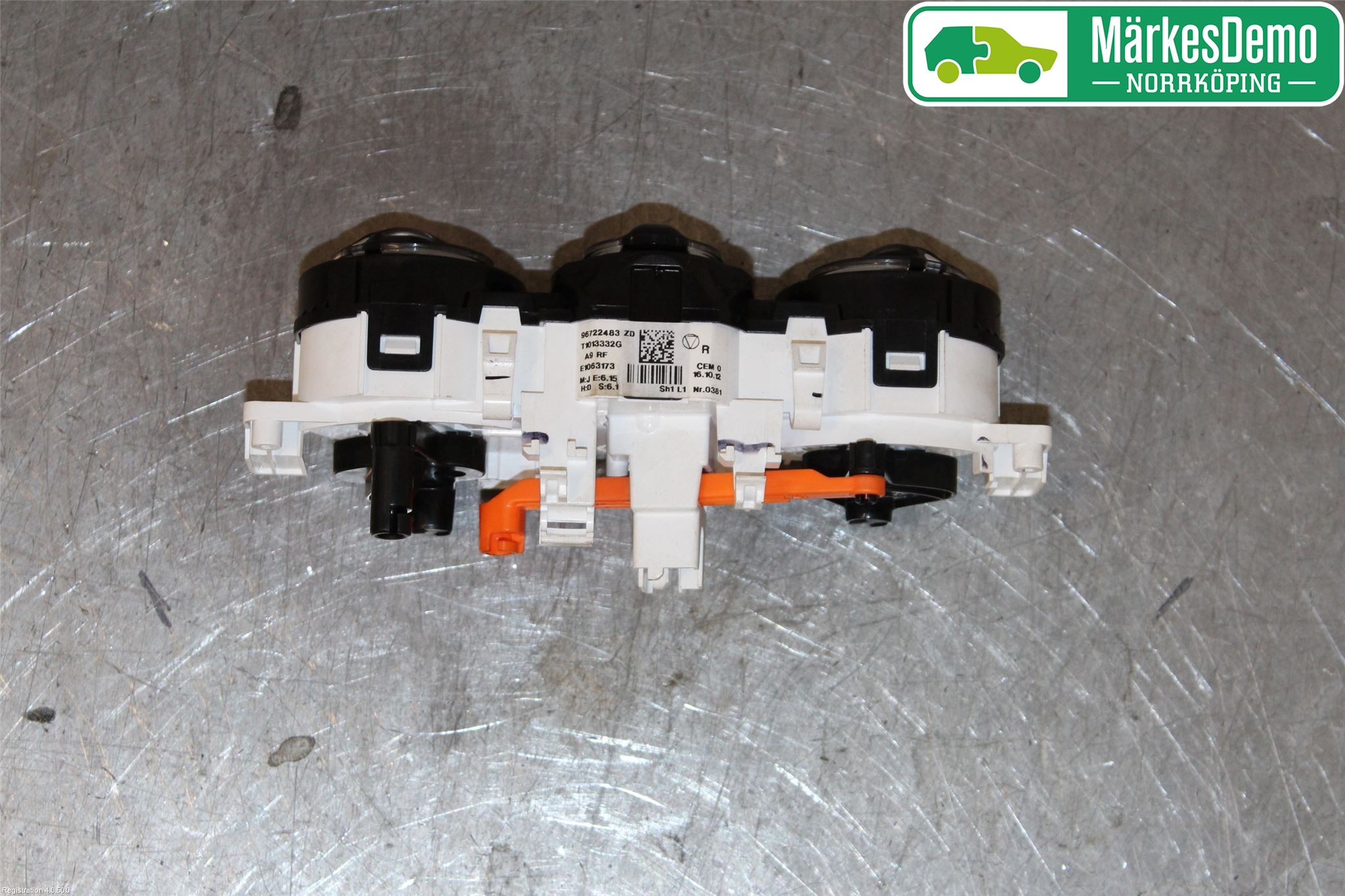 Peugeot 208 12-15 Varmeapparat Panel(Regulering)