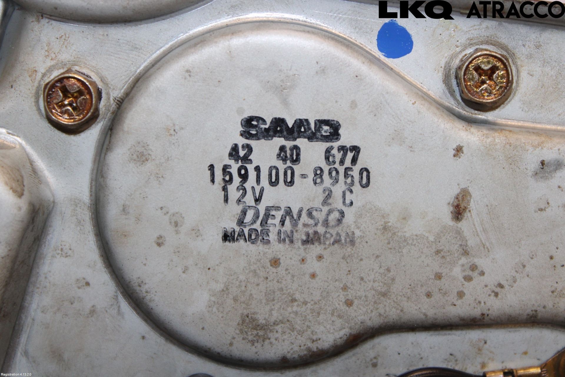 Saab 9-3 VER 1 98-03 Viskermotor Bakluke