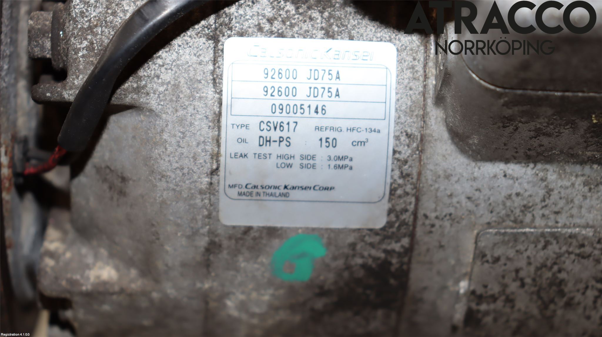 Nissan QASHQAI   07-10 Varme Ac Kompressor