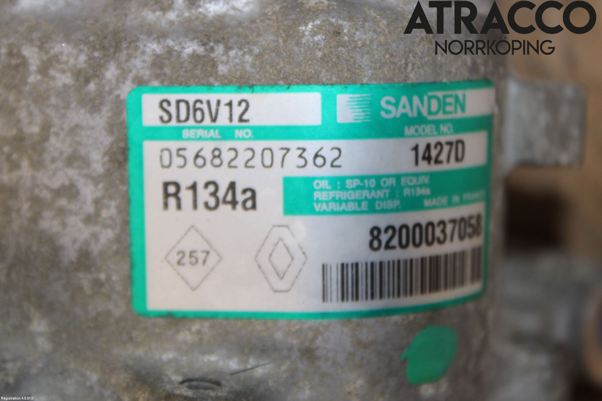 Renault CLIO II 01-08 Varme Ac Kompressor