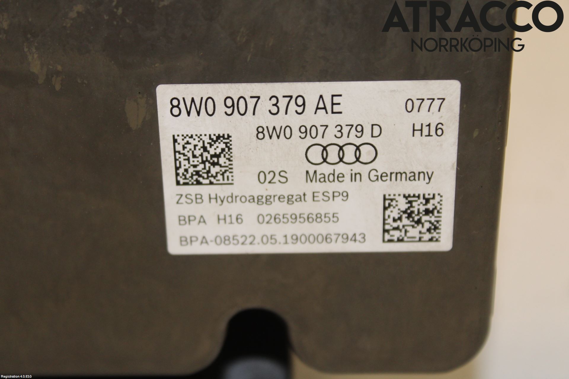 Audi A4/S4 B9 16-19 Abs Hydraulikkaggregat
