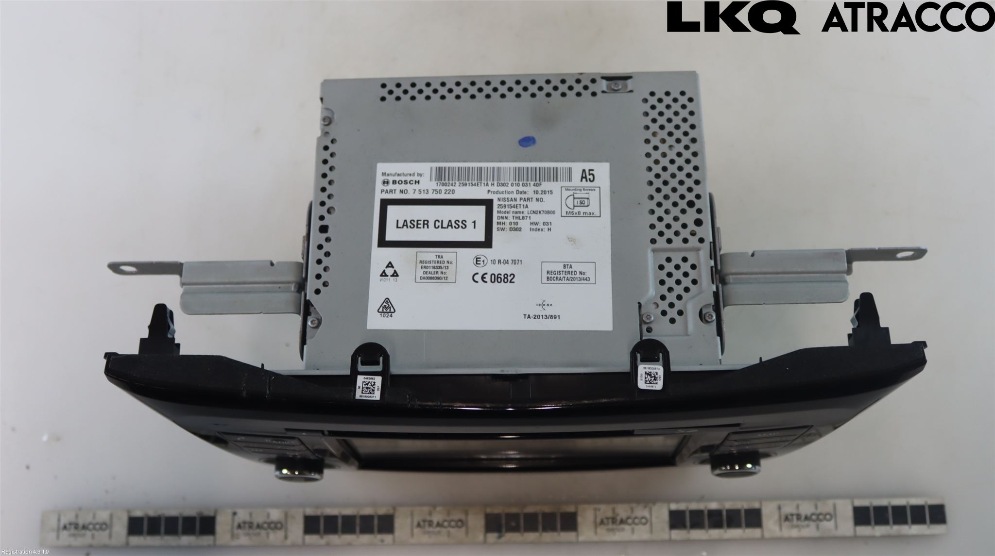 Nissan QASHQAI 14-17 Stereo Radio Med Cd