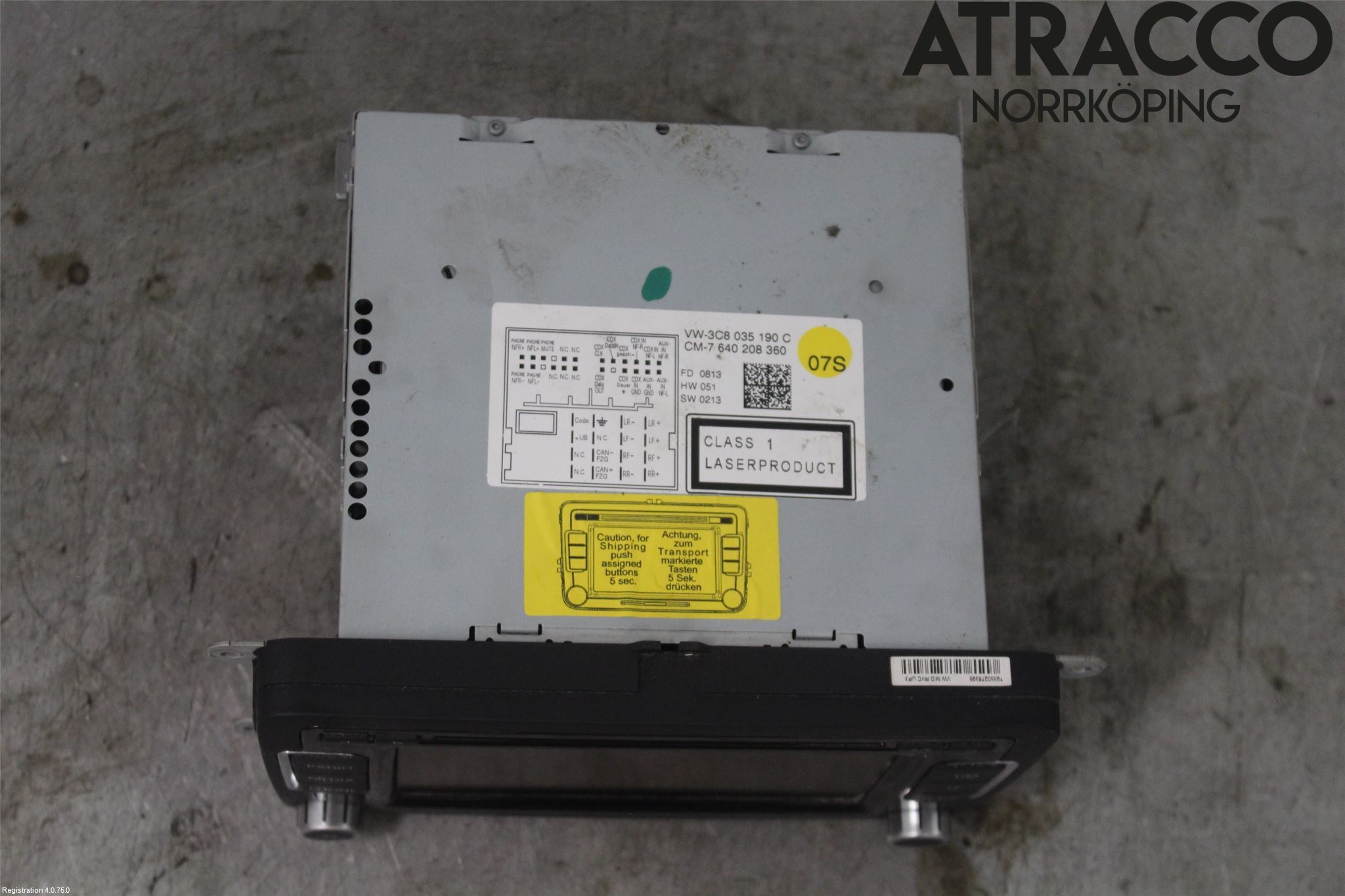 Volkswagen VW PASSAT 11-14 Stereo Radio Med Cd