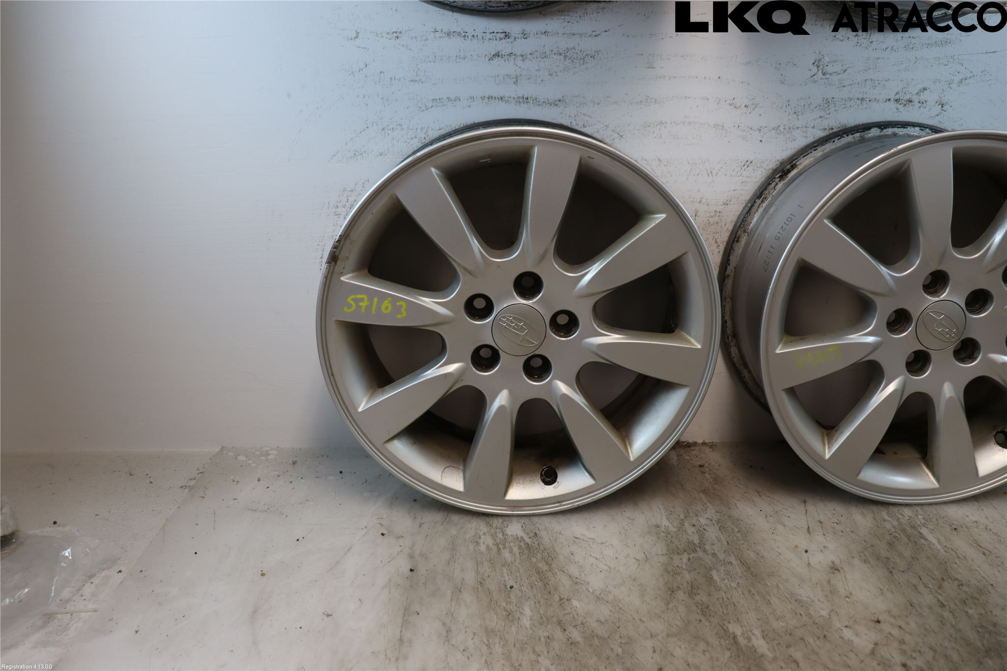 Subaru LEGACY 10-14 Felg Aluminium Sett 4Stk