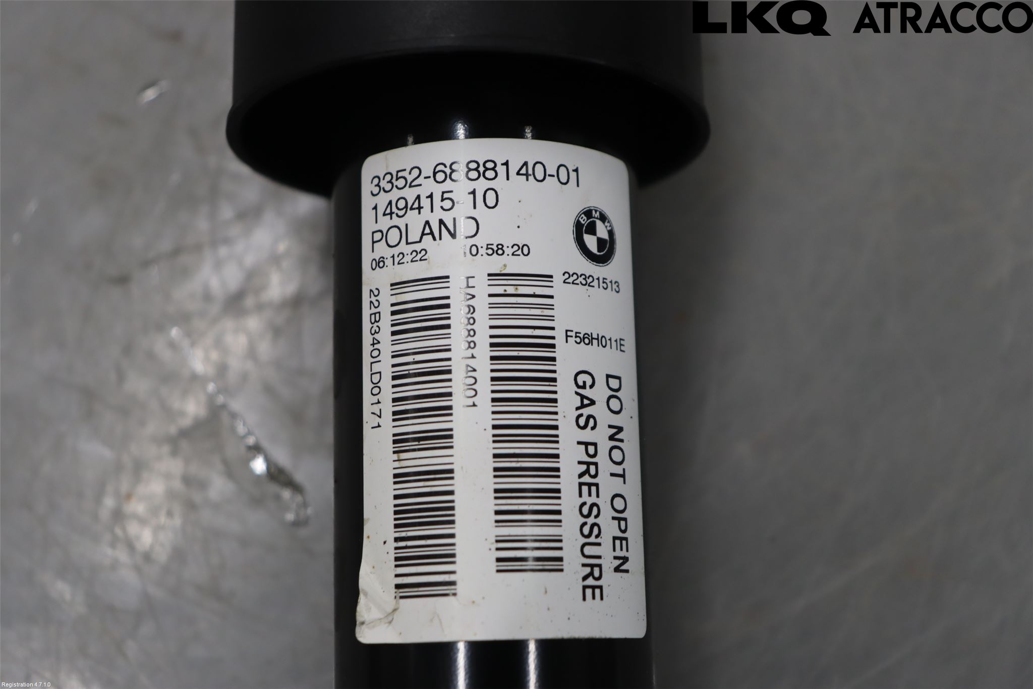 Mini ONE/COOPER 3DR F56 14-24 Støtdemper Bak