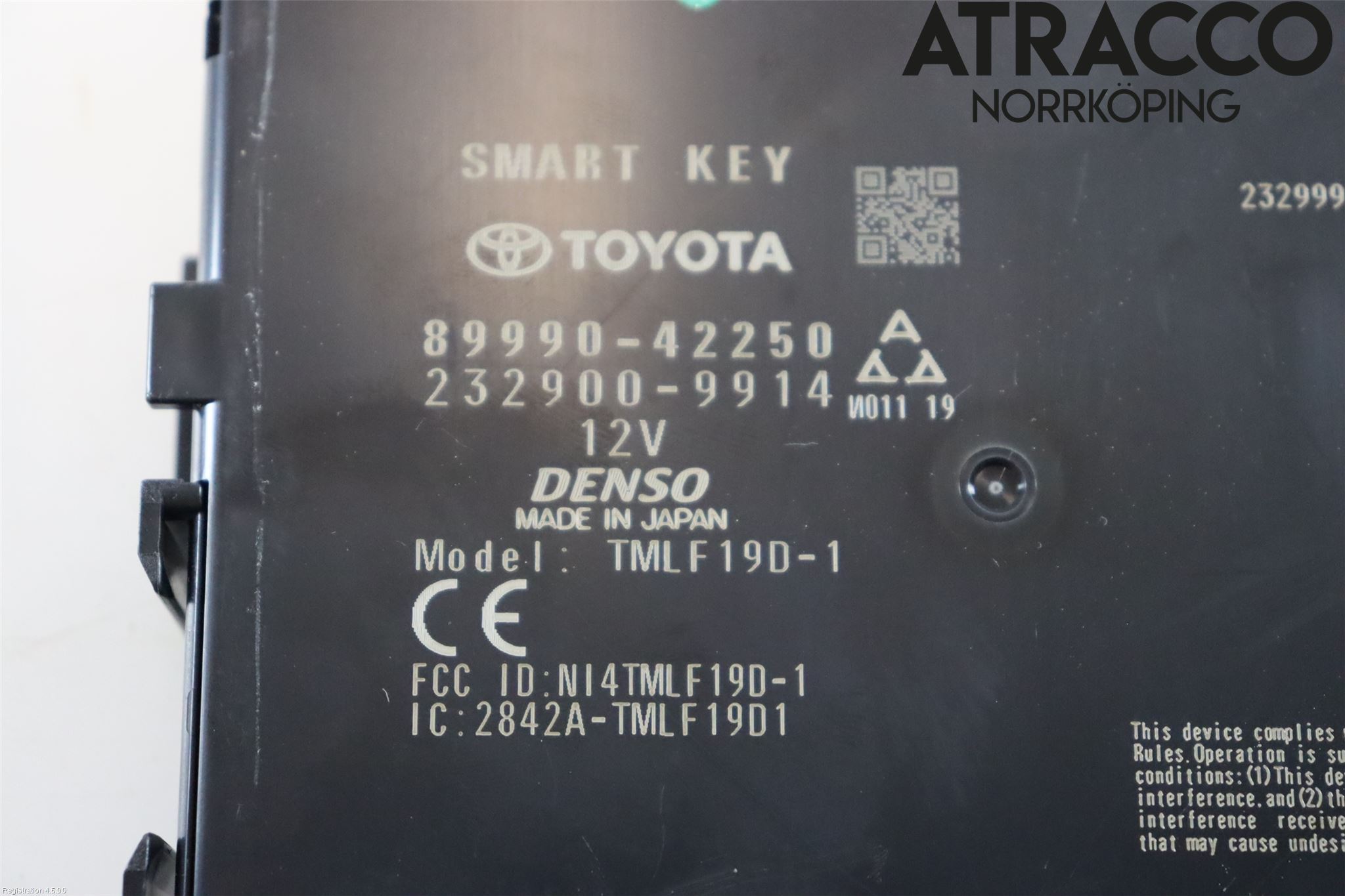 Toyota RAV4 19- Styrenhet Nyckellös System