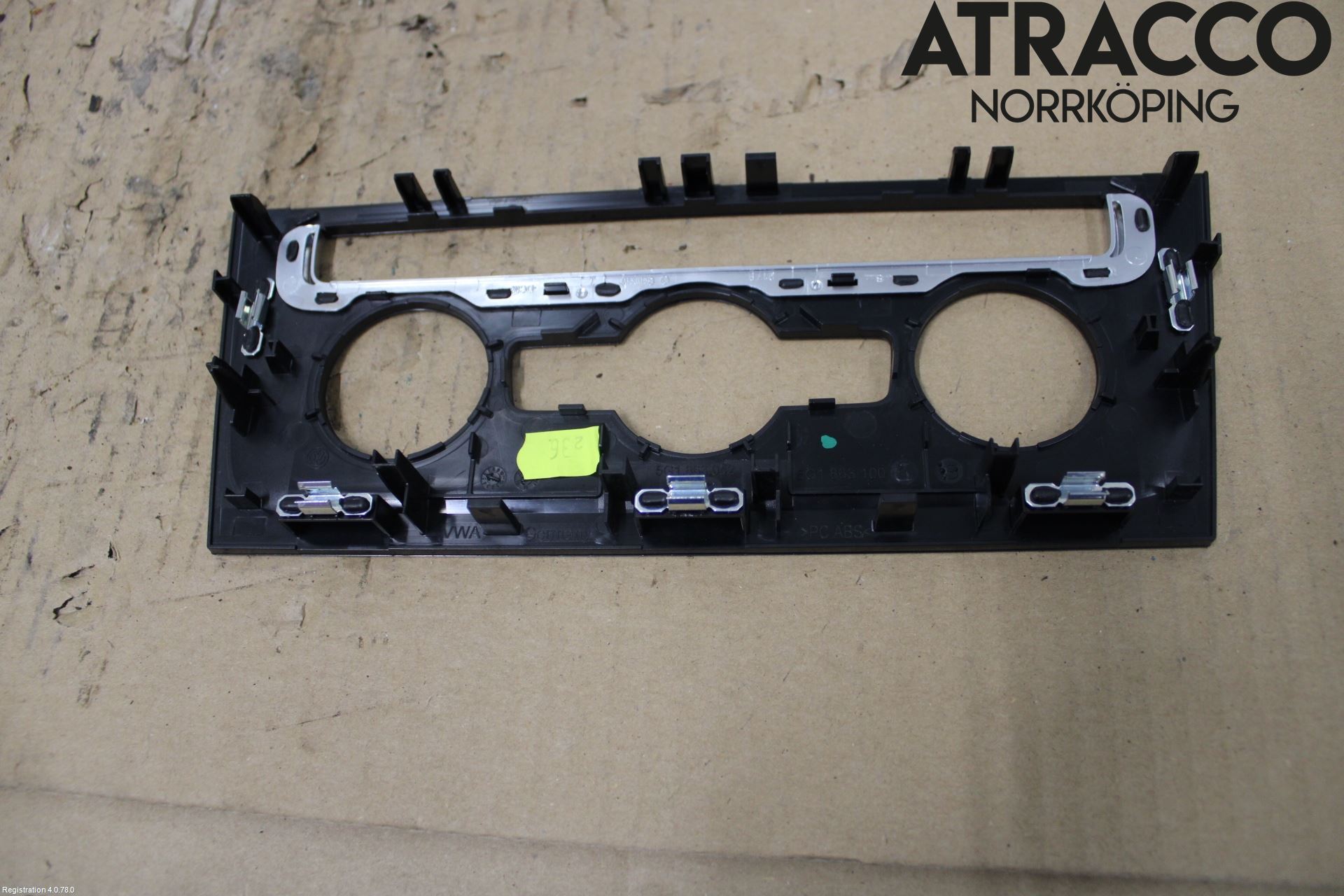 Volkswagen VW GOLF / E-GOLF VII 13-20 Innr Radio Ramme