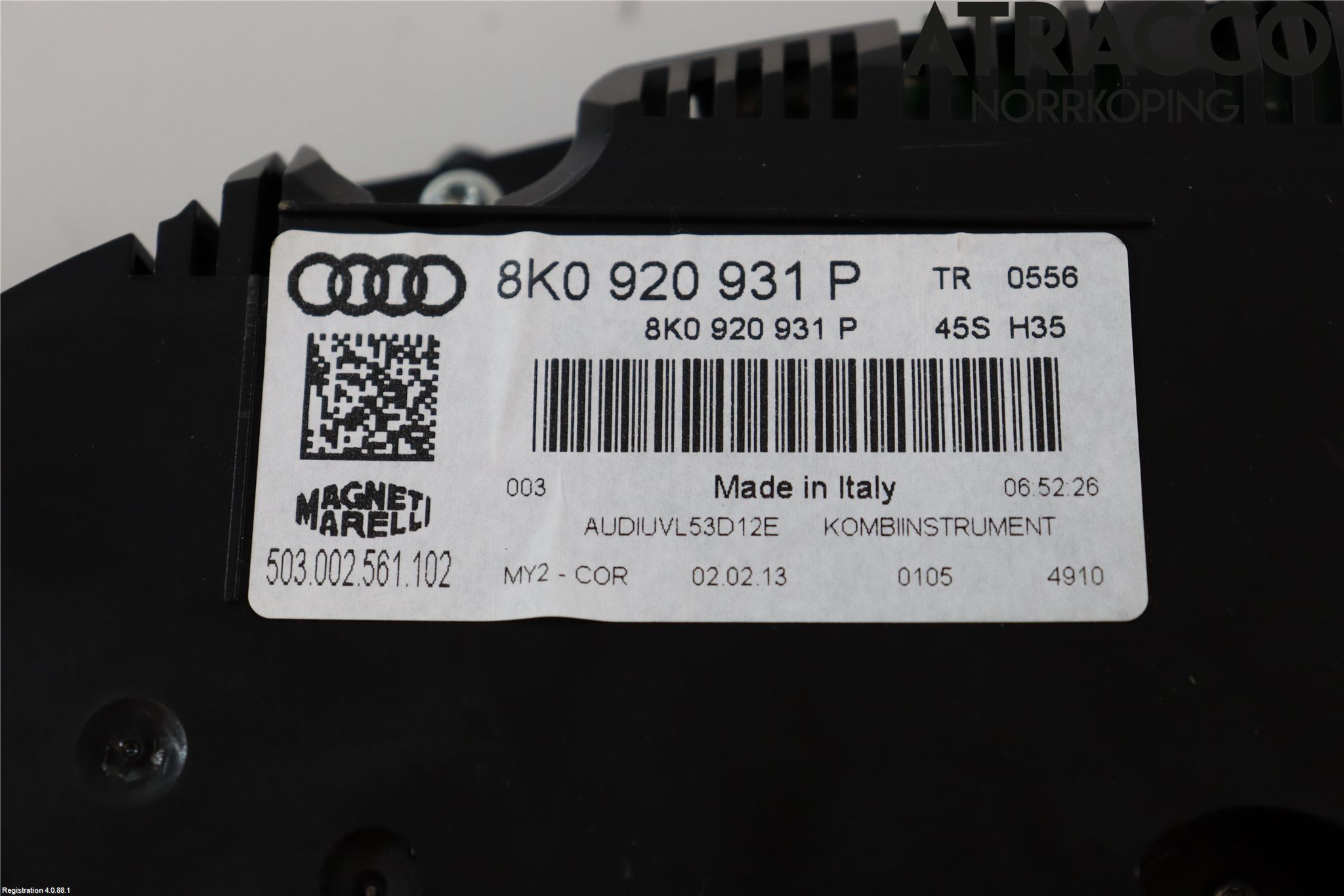 Audi A4 12-15 Instr Kombinert