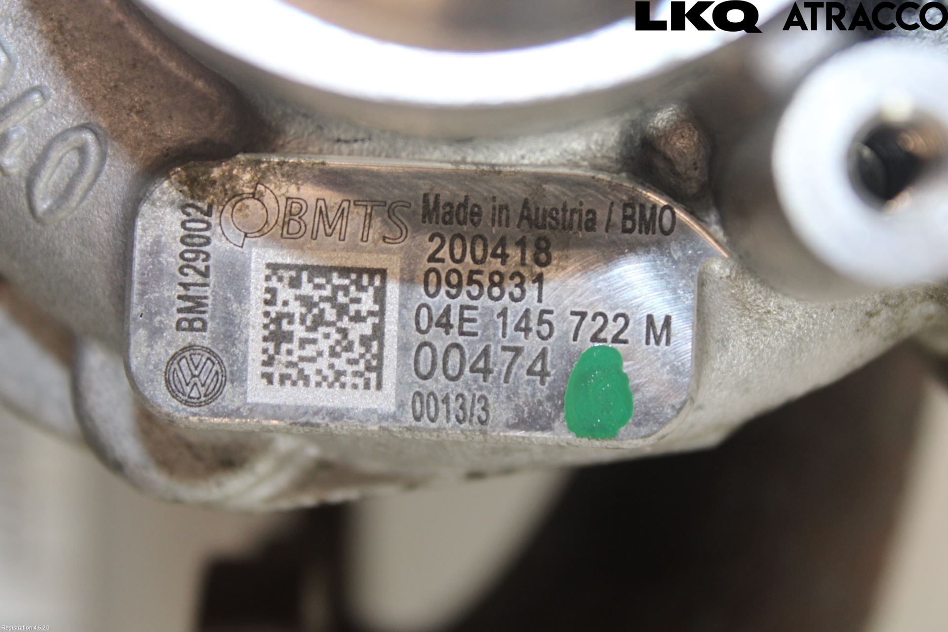 Volkswagen VW JETTA VI 11- Turboaggregat