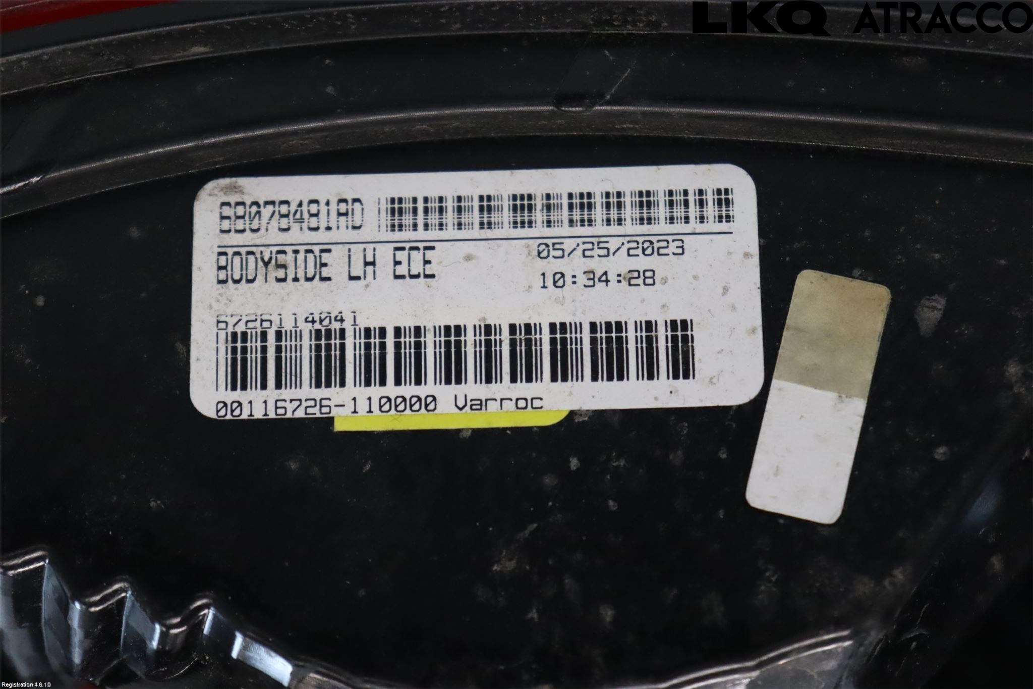 Fiat FREEMONT Baklykt Venstre