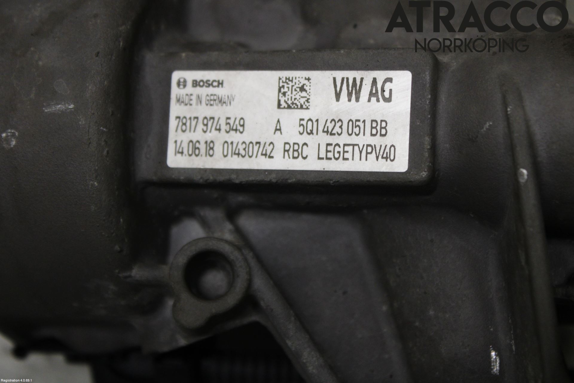 Volkswagen VW GOLF / E-GOLF VII 13-20 Styrväxel/Snäcka Elektrisk