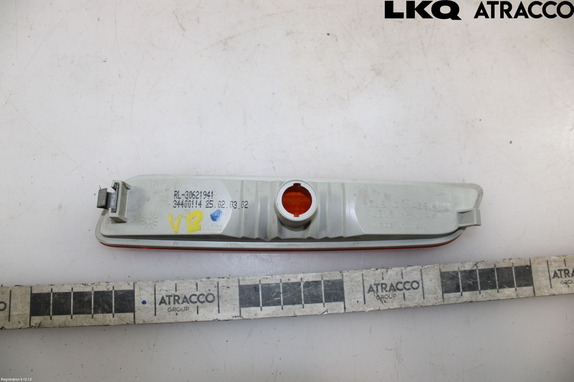Volvo S40/V40    96-04 Blinklykt Bak Venstre Glass