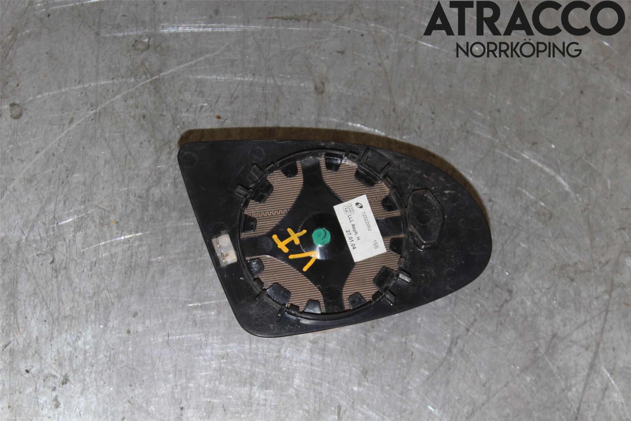 Audi A2 Speil Glass V