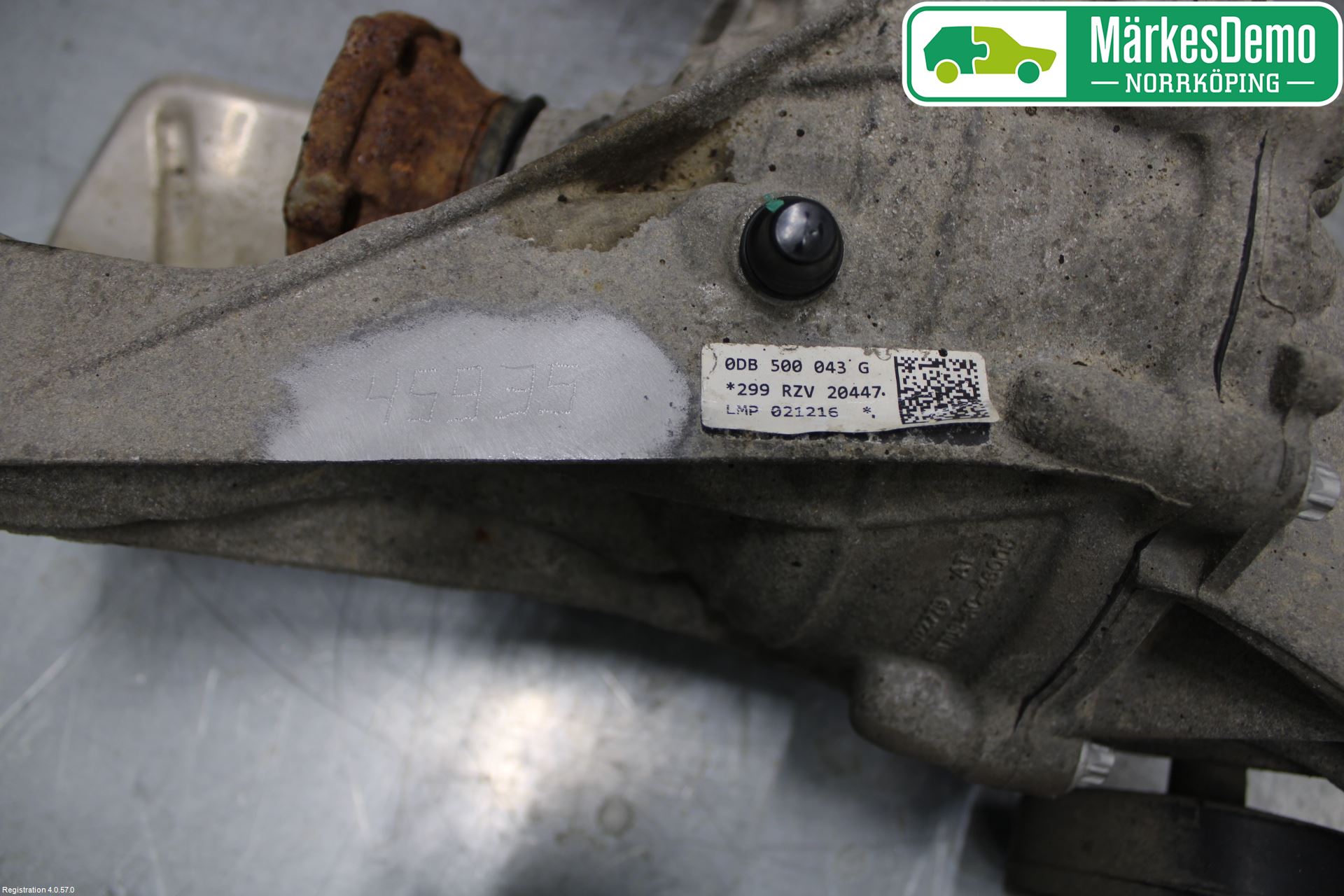 Audi A5 17- Bakaksel Kardang Bak -Diff