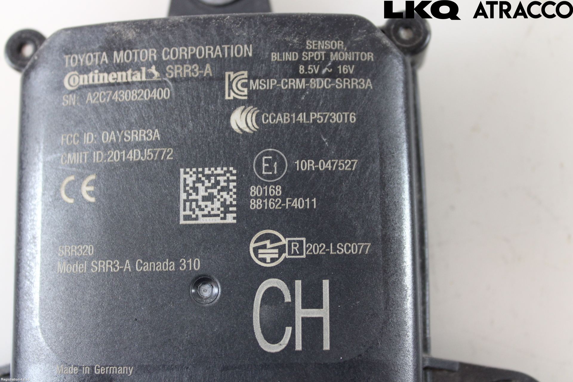 Toyota C-HR 16-23 Sensor Kollisjonsbeskyttelse