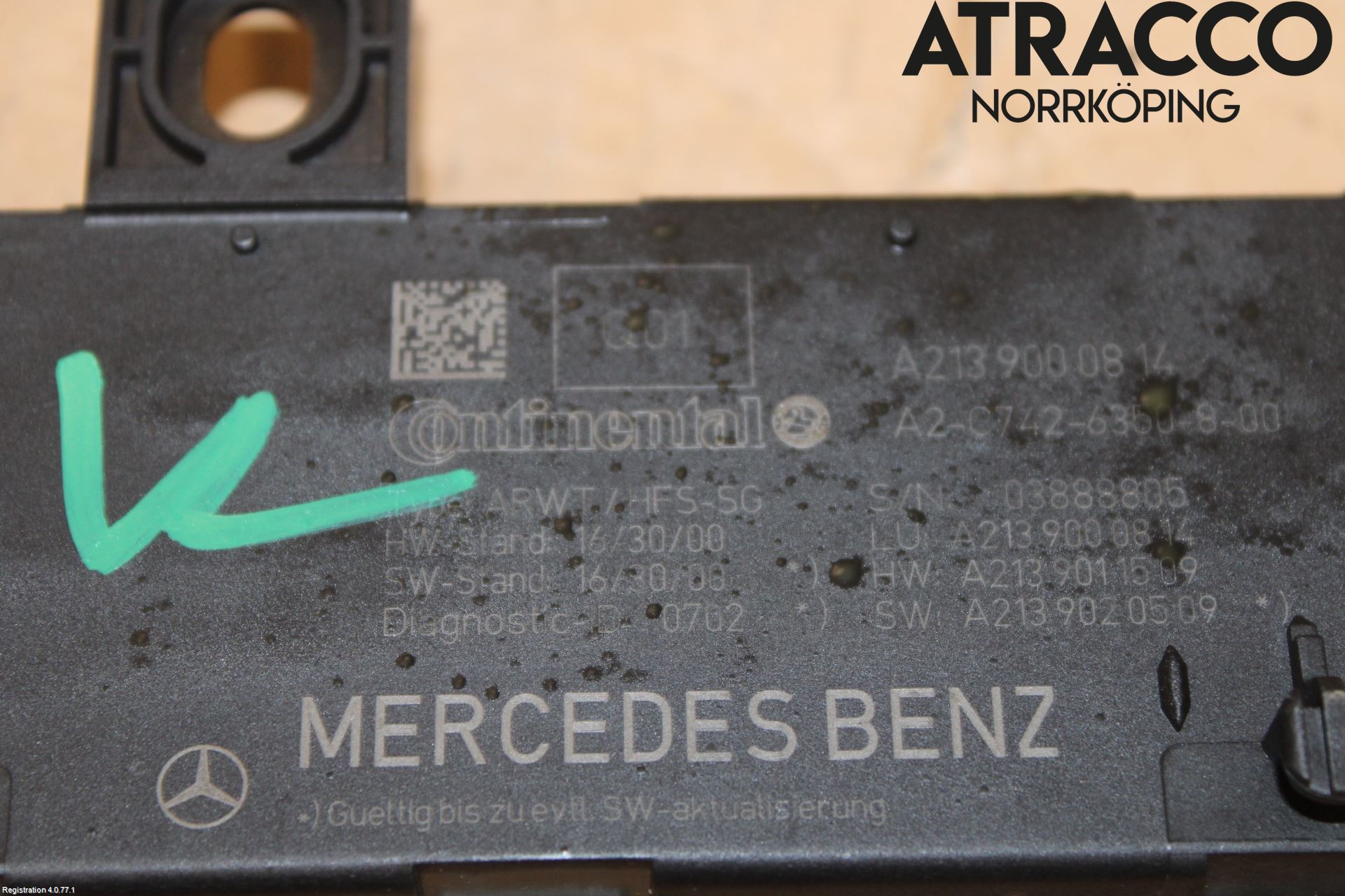 Mercedes-Benz MB C-KLASS (W205) 14-21 Styreenhet Bakluke