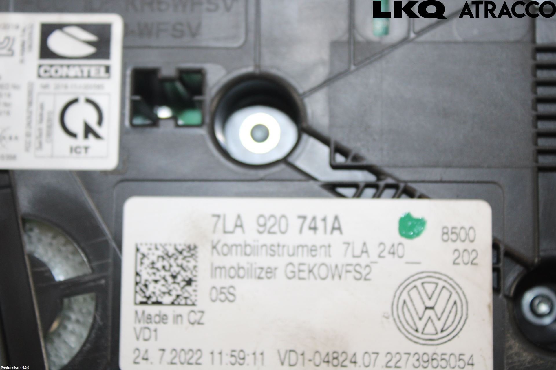 Volkswagen VW TRANSP/CARAVELLE (T7) 22-24 Instr Kombinert
