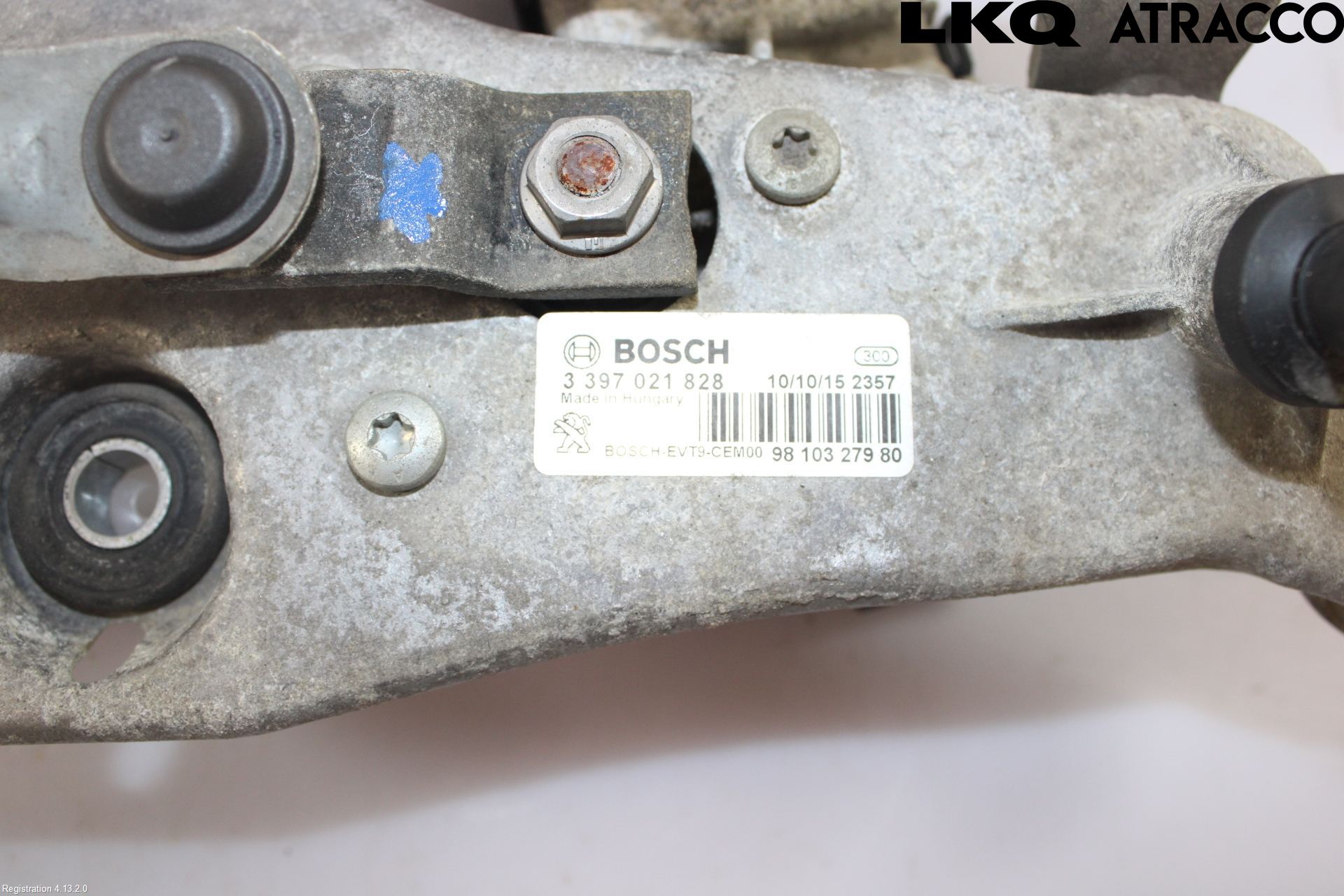 Peugeot 308 14-21 Viskeroverføring Frontrute