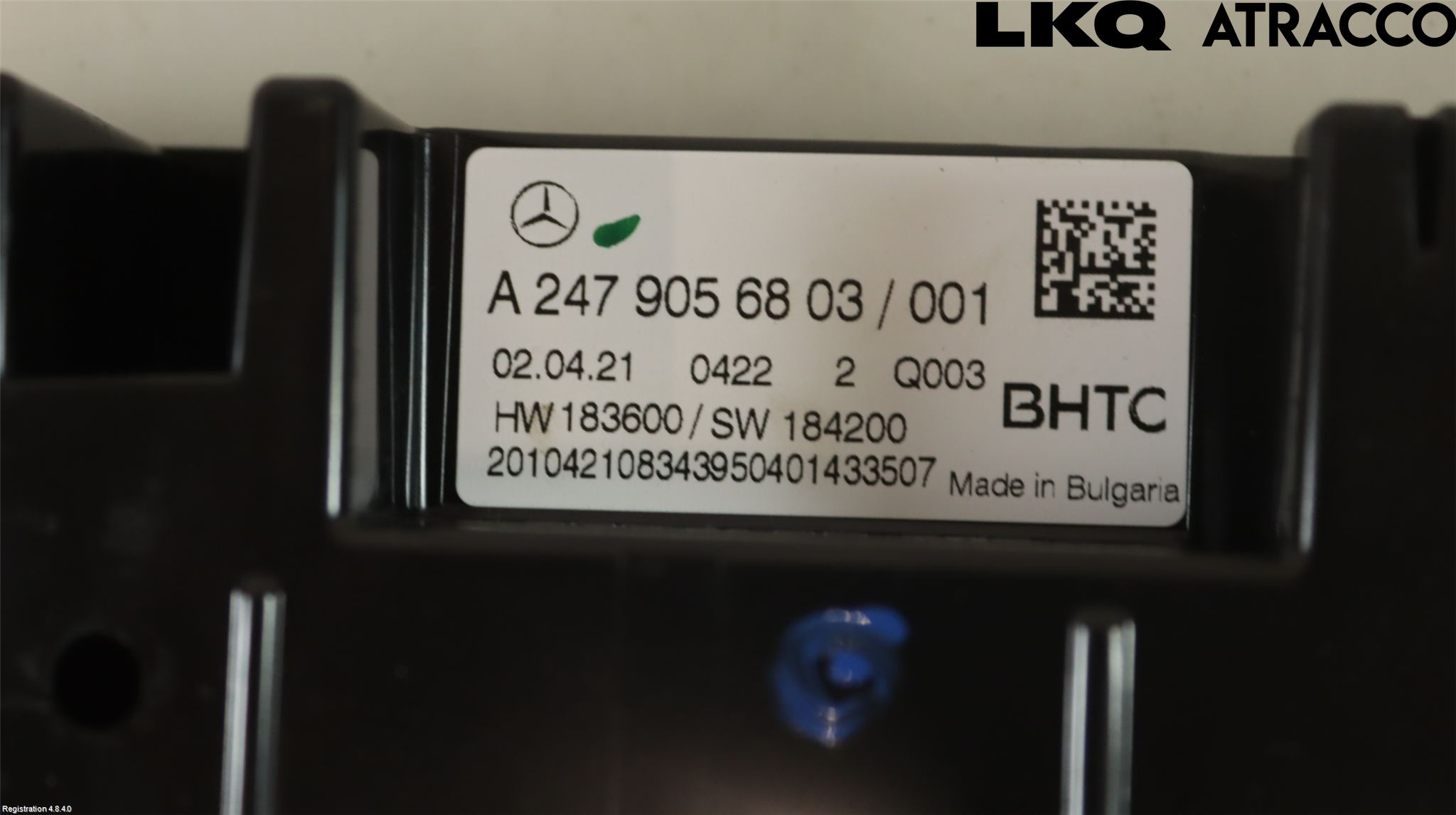Mercedes-Benz MB A-KLASS (W177) 18- Varmeapparat Panel(Regulering)