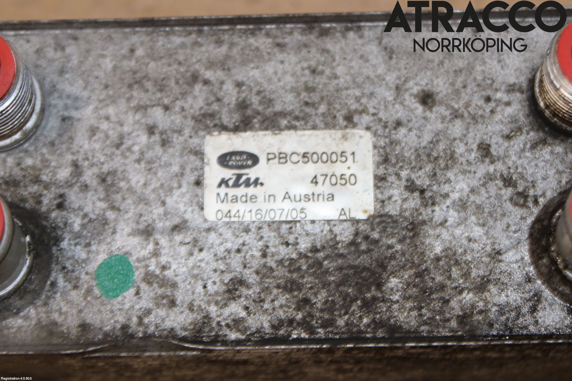 Landrover RANGE ROVER SPORT (L320) 05-09 Radiator Oljekjøler Motor