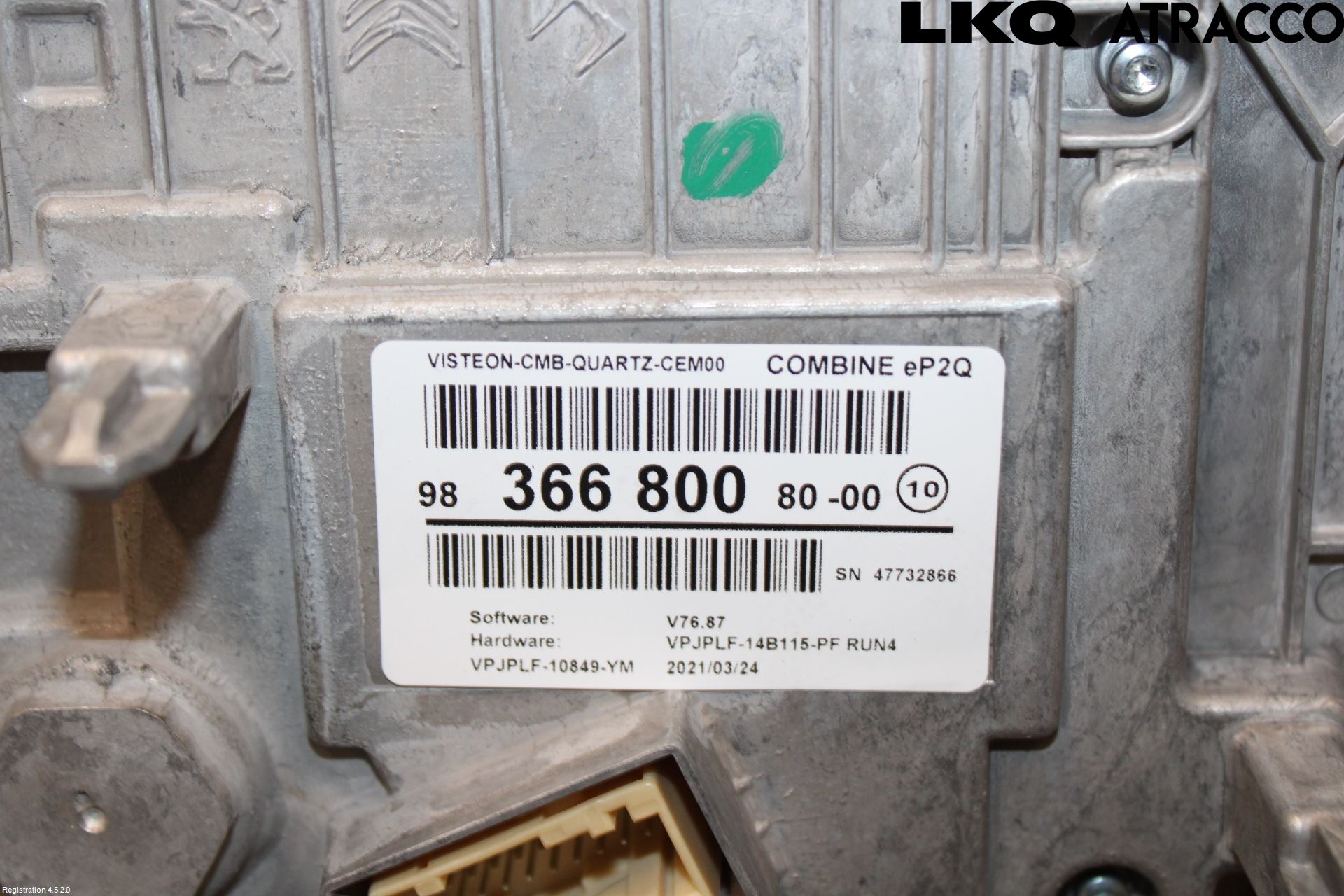 Peugeot 208/E-208 20- Instr Kombinert