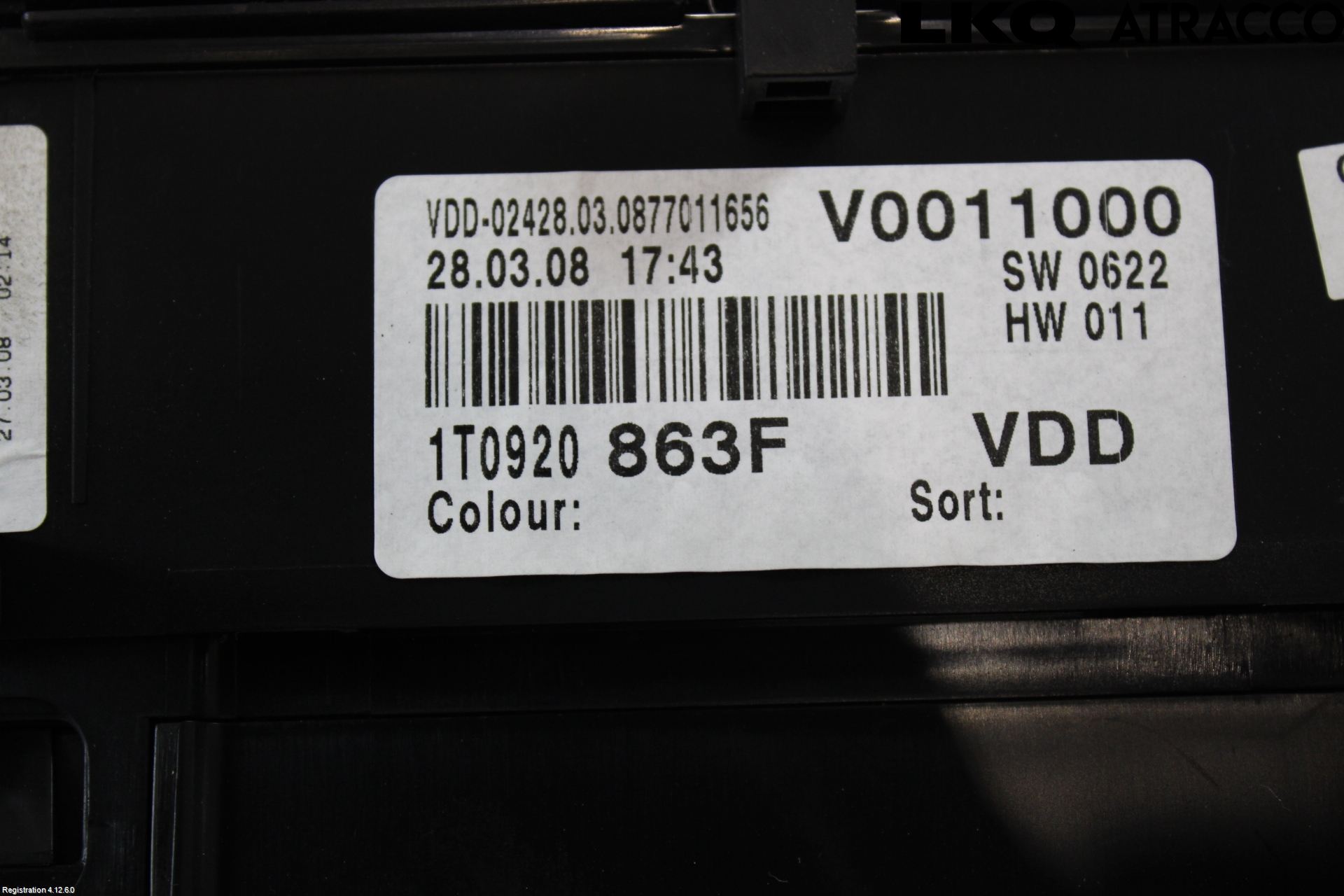 Volkswagen VW CADDY      04-10 Instr Kombinert