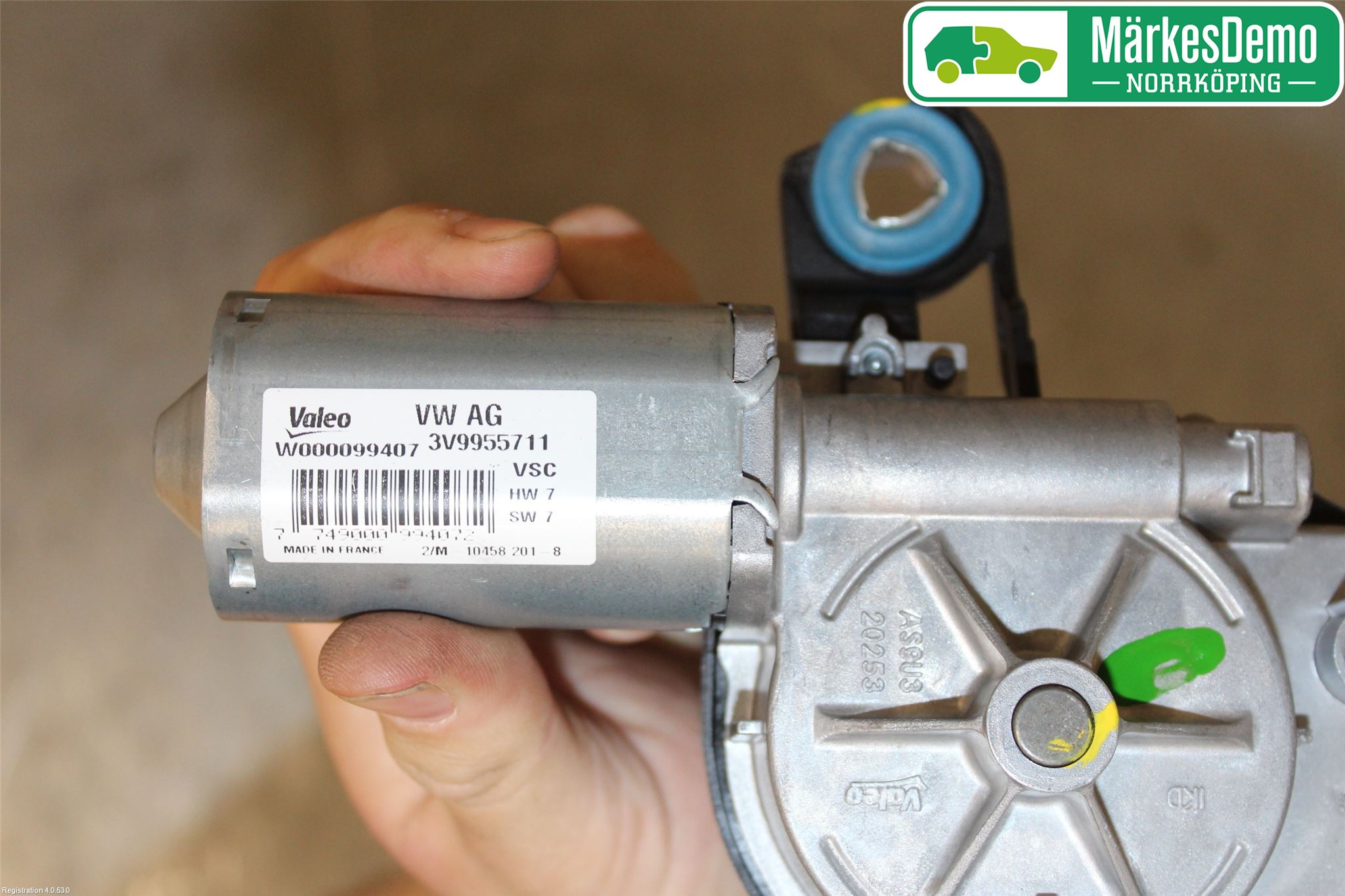 Skoda SUPERB 16-24 Viskermotor Bakluke