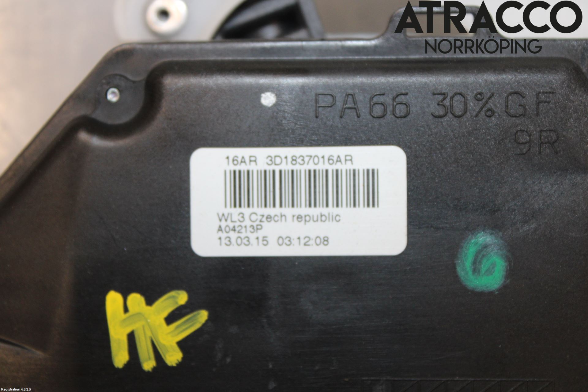 Volkswagen VW CADDY 11-15 Dørlås - Låsekasse