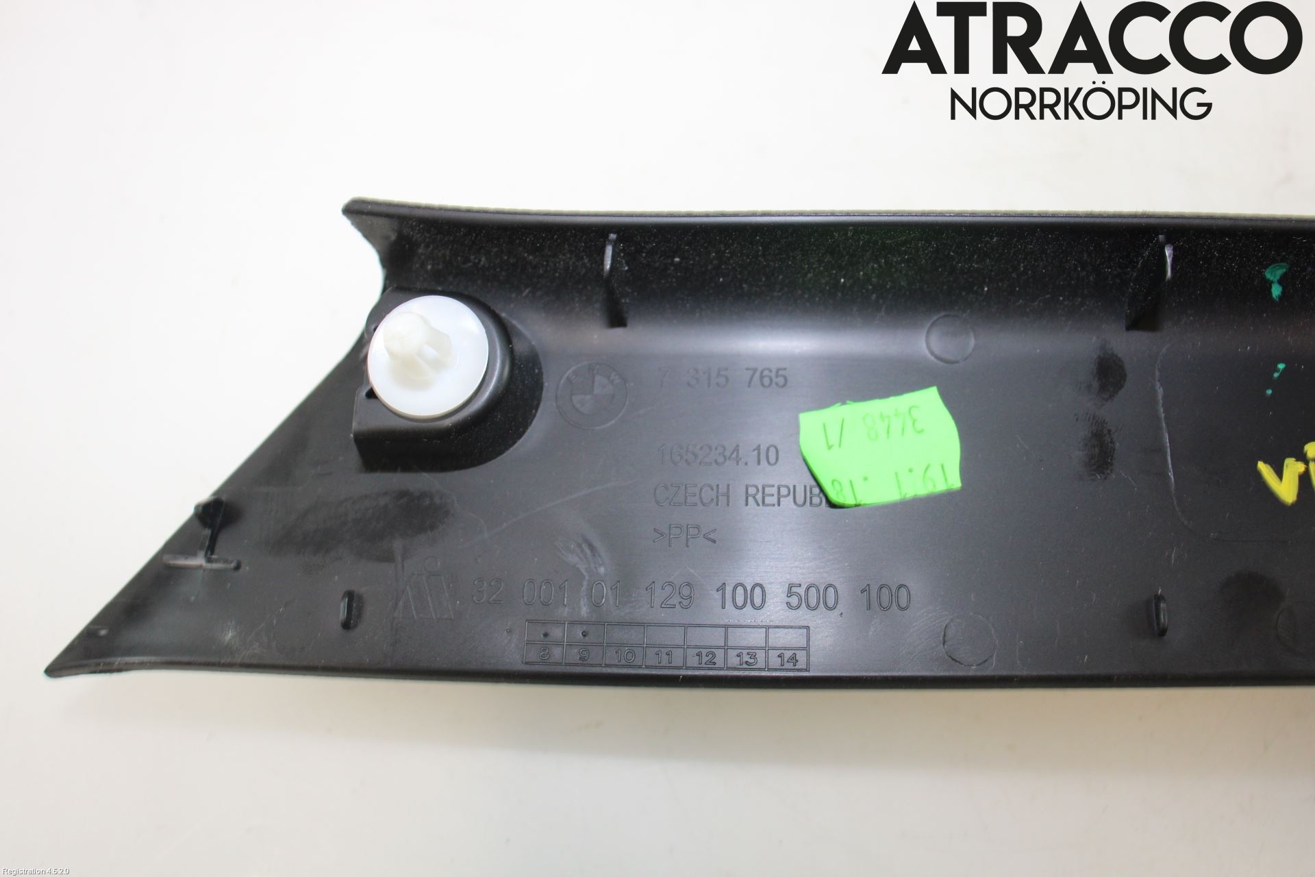 BMW i3 I01 13-22 Innr Bagasjeromkledsel