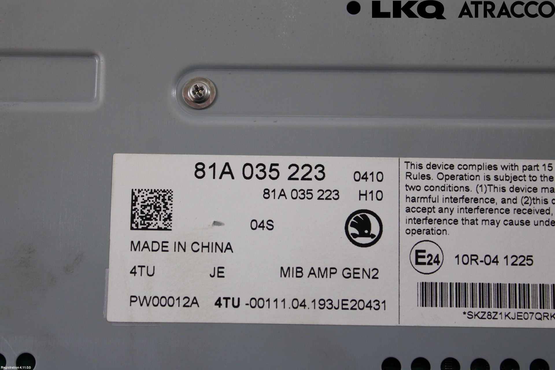 Skoda KODIAQ 17-24 Stereo Forsterker