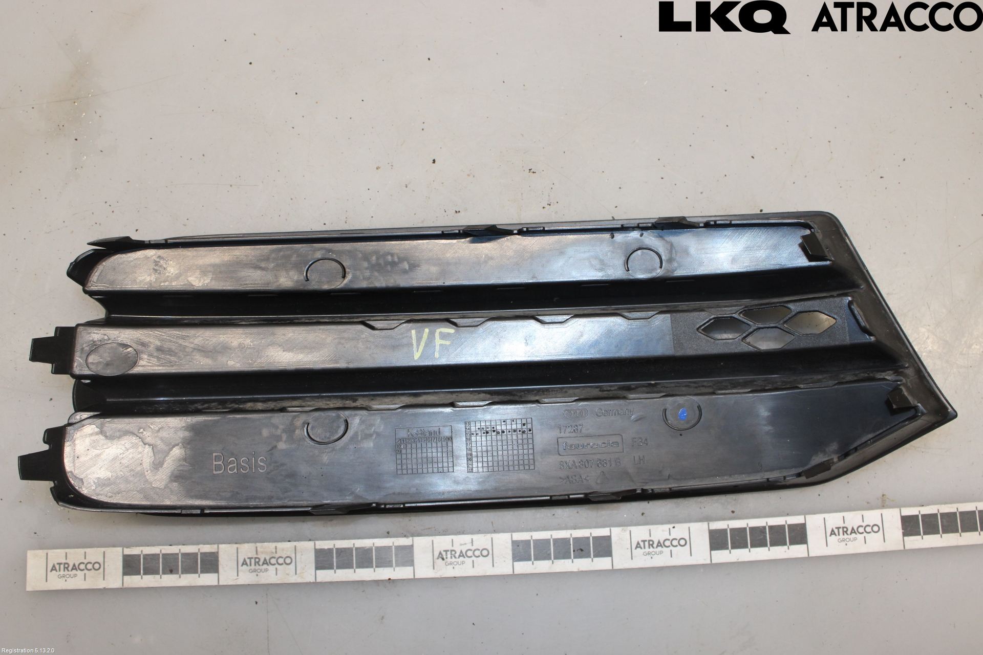 Audi A1/S1 11-18 Grilldel Venstre