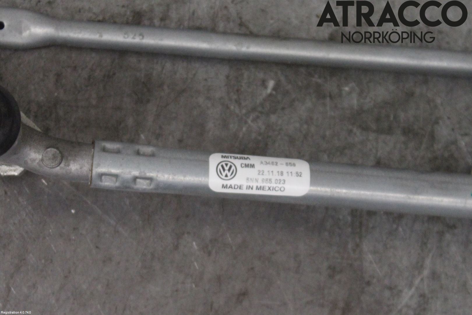 Volkswagen VW TIGUAN ALLSPACE 18- Viskeroverføring Frontrute