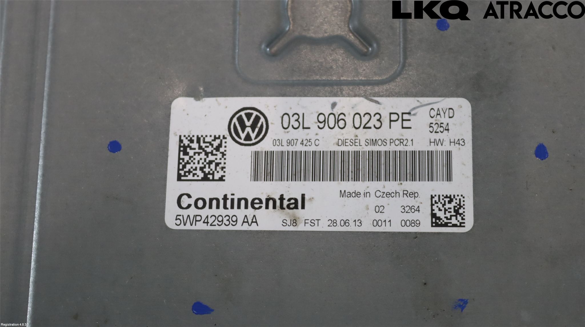 Volkswagen VW CADDY 11-15 Styreenhet Dieselpumpe