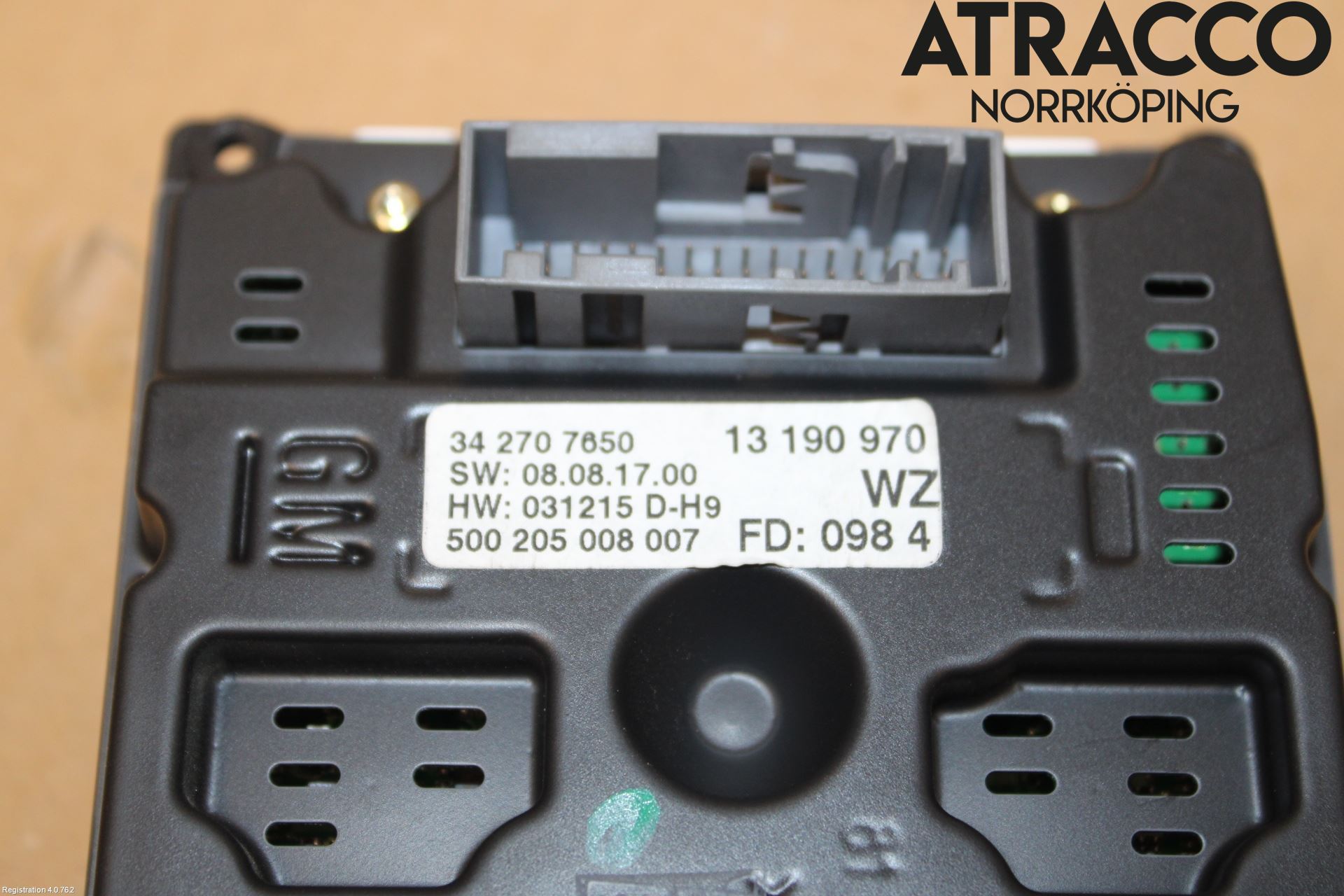 Opel VECTRA C 02-05 Instr Varselys - Display