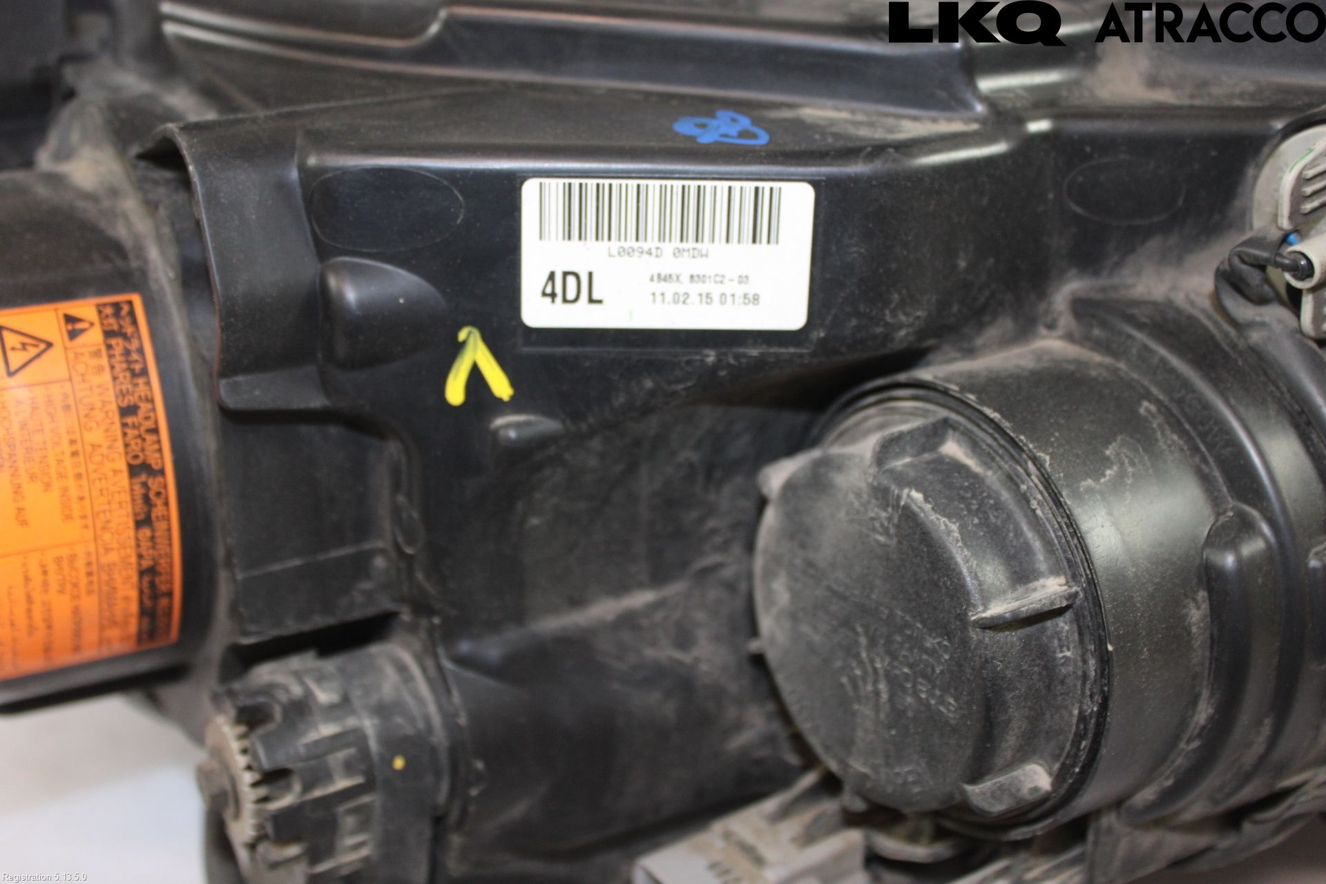 Mitsubishi OUTLANDER 13-21 Frontlykt Venstre