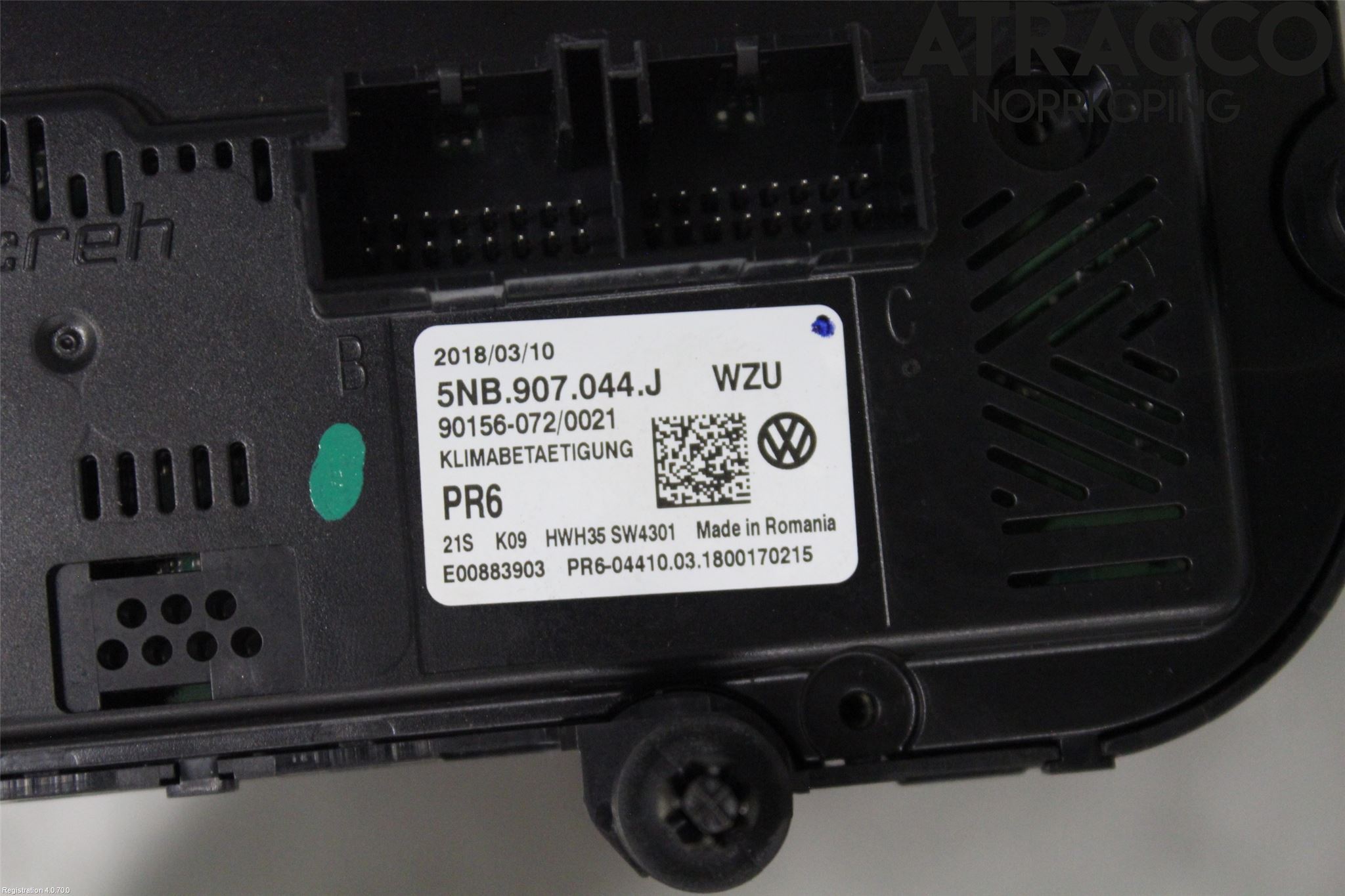 Volkswagen VW TIGUAN 16-24 Varmeapparat Panel(Regulering)
