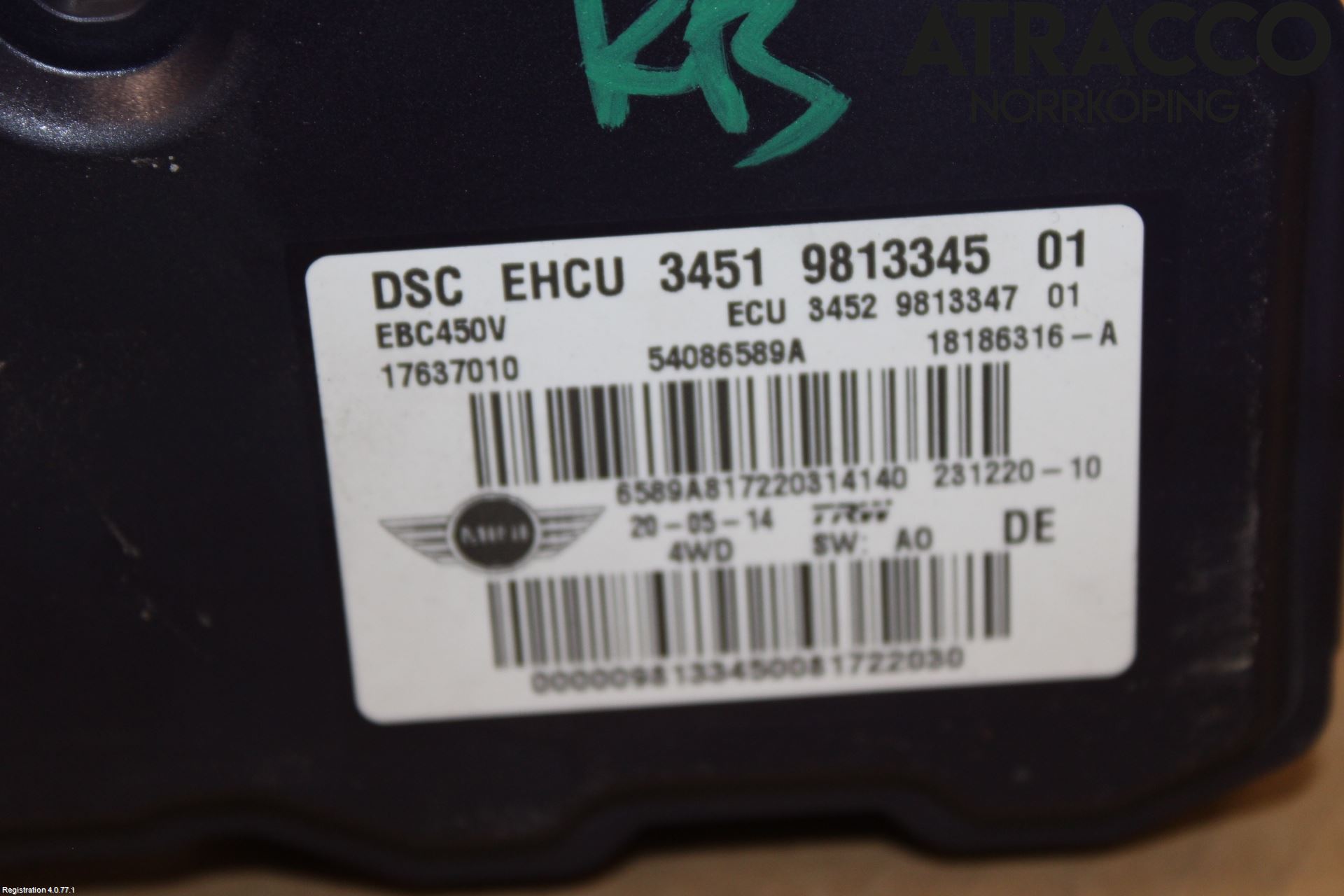 Mini COUPE R56 05-14 Abs Hydraulikkaggregat