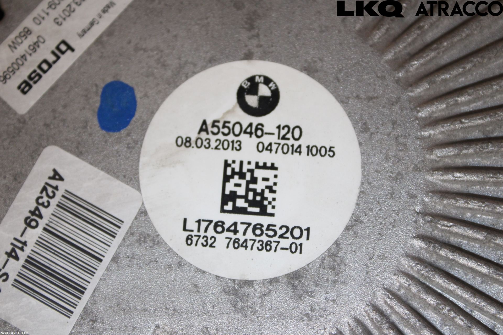 BMW 5 F10/F11/F18 09-17 Kjølevifte Elektrisk
