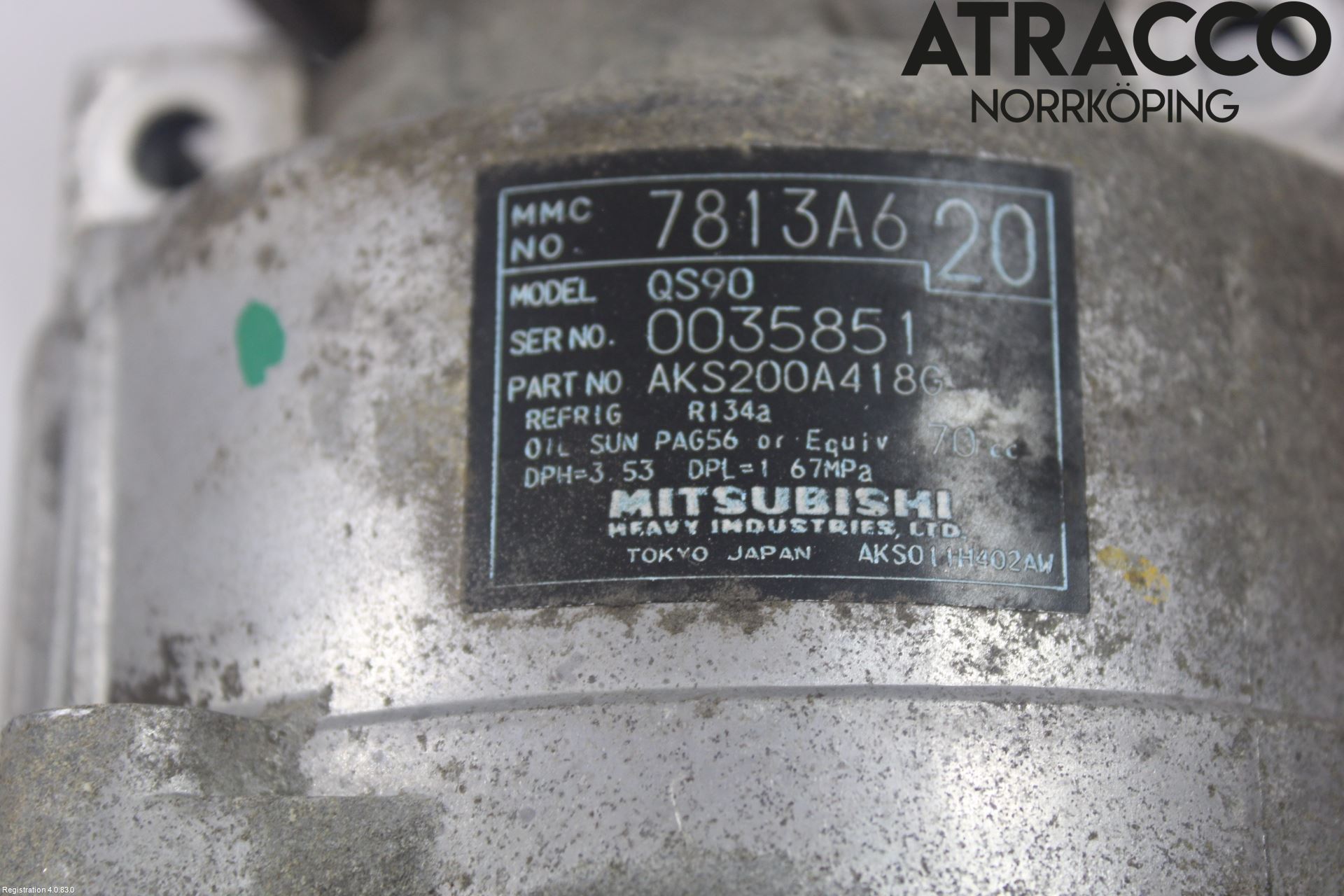 Mitsubishi ASX 10-22 Varme Ac Kompressor