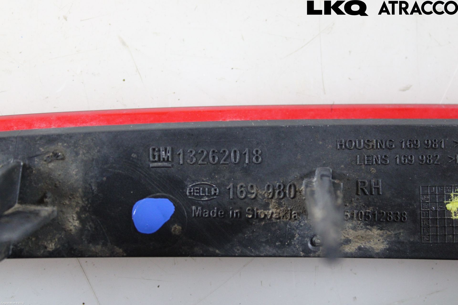 Opel ASTRA J 10-15 Refleks Bak
