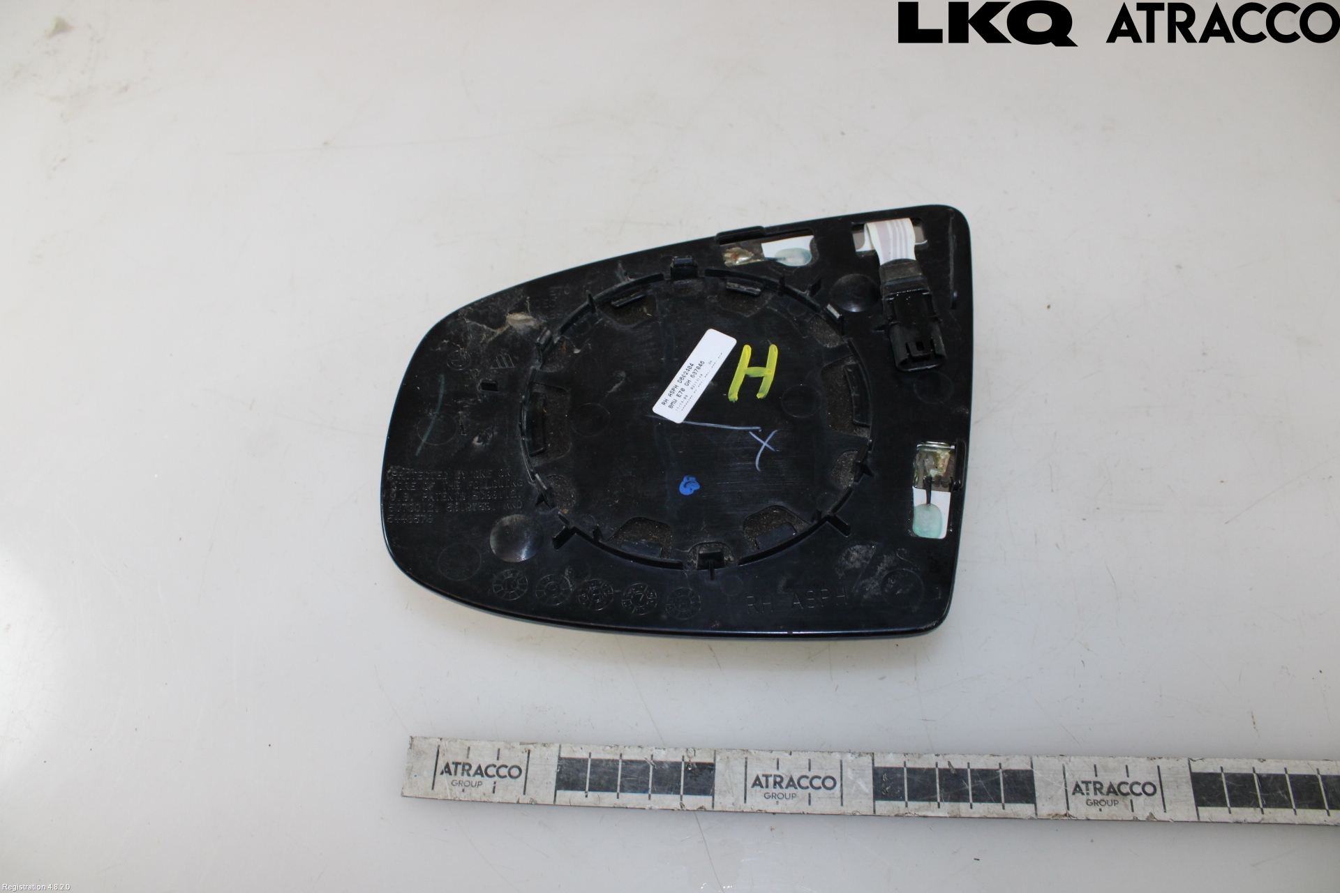 BMW X6 E71/E72   08-14 Speil Glass H