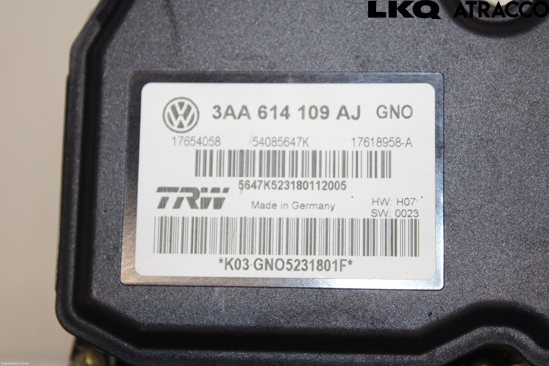 Volkswagen VW PASSAT CC 08-16 Abs Hydraulikkaggregat