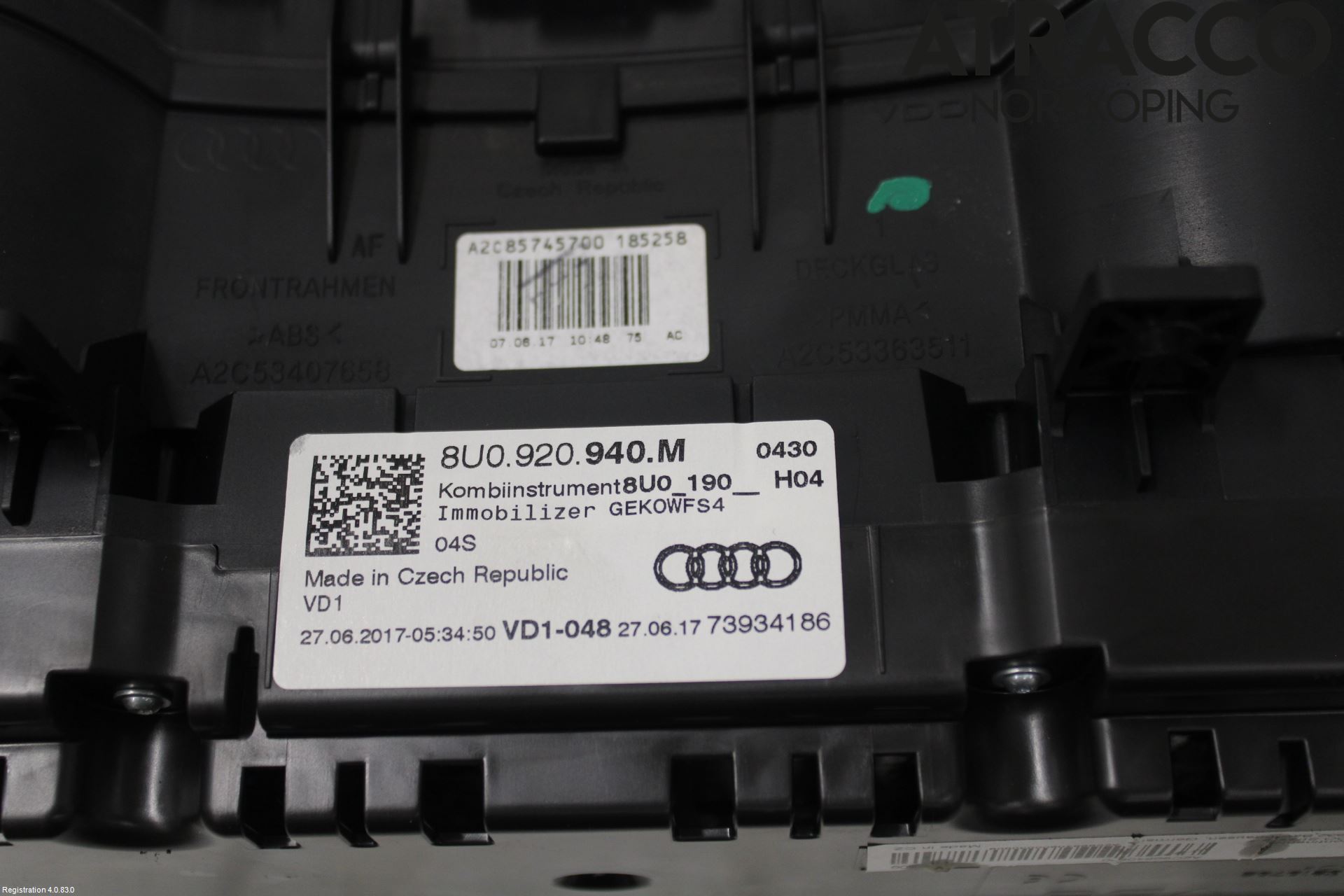 Audi Q3 8U 12-18 Instr Kombinert